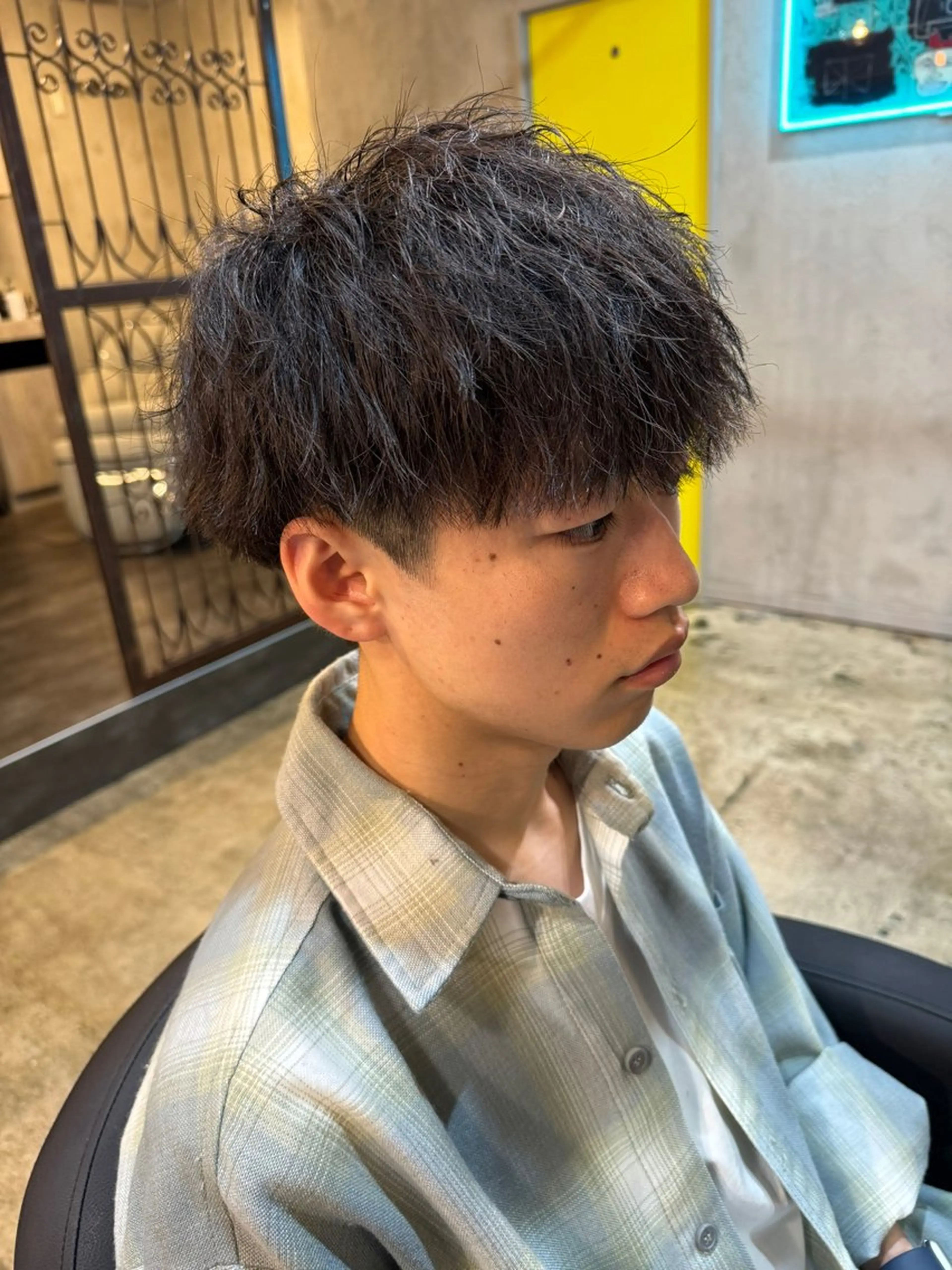 ショート パーマ カット パーマ 🔥メンズ圧倒的人気 ROOOMEN松田隆のヘアスタイル