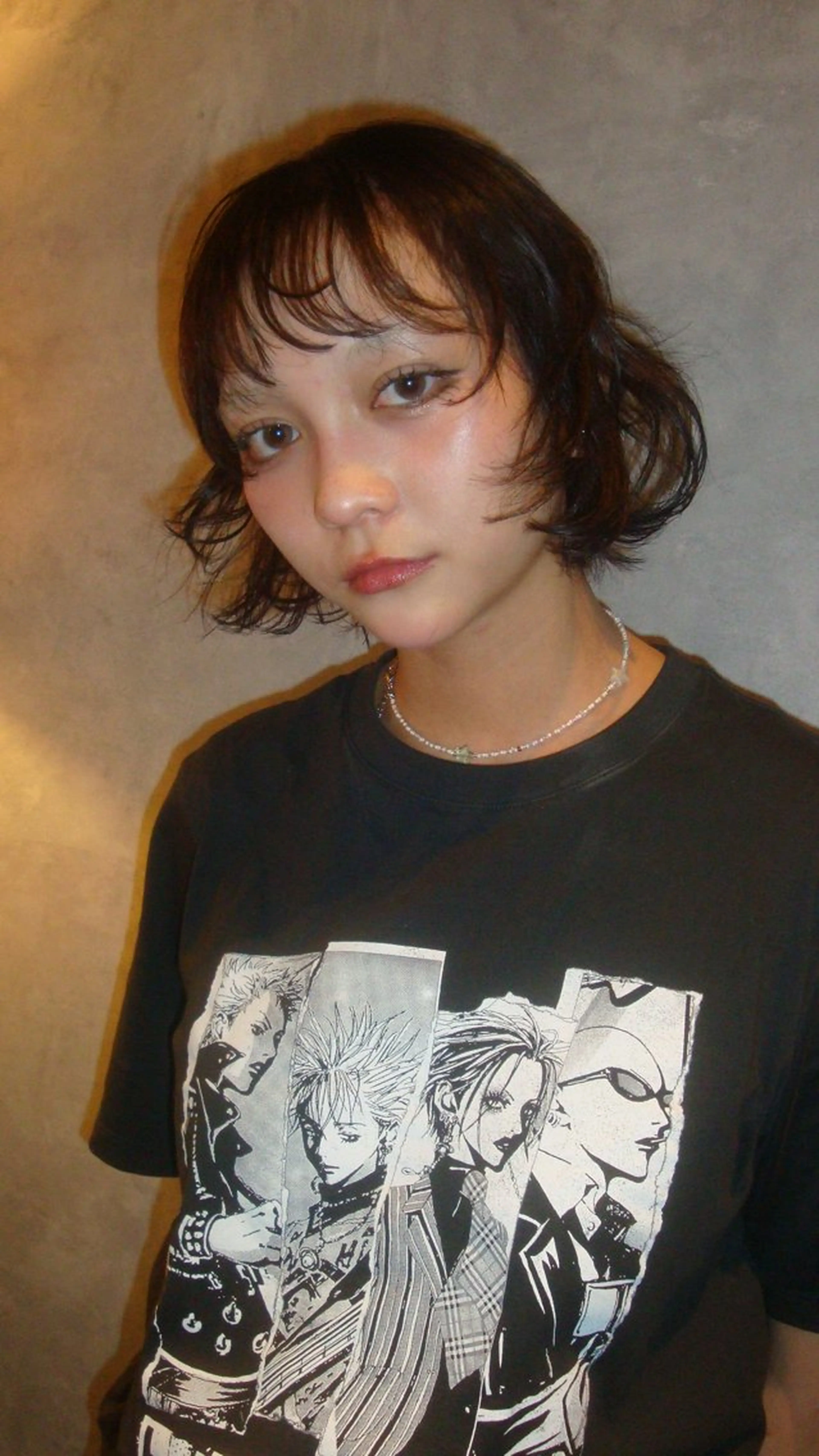 ショート カラー ブラウンカラー ダークブラウン benji あい★+ﾟのヘアスタイル
