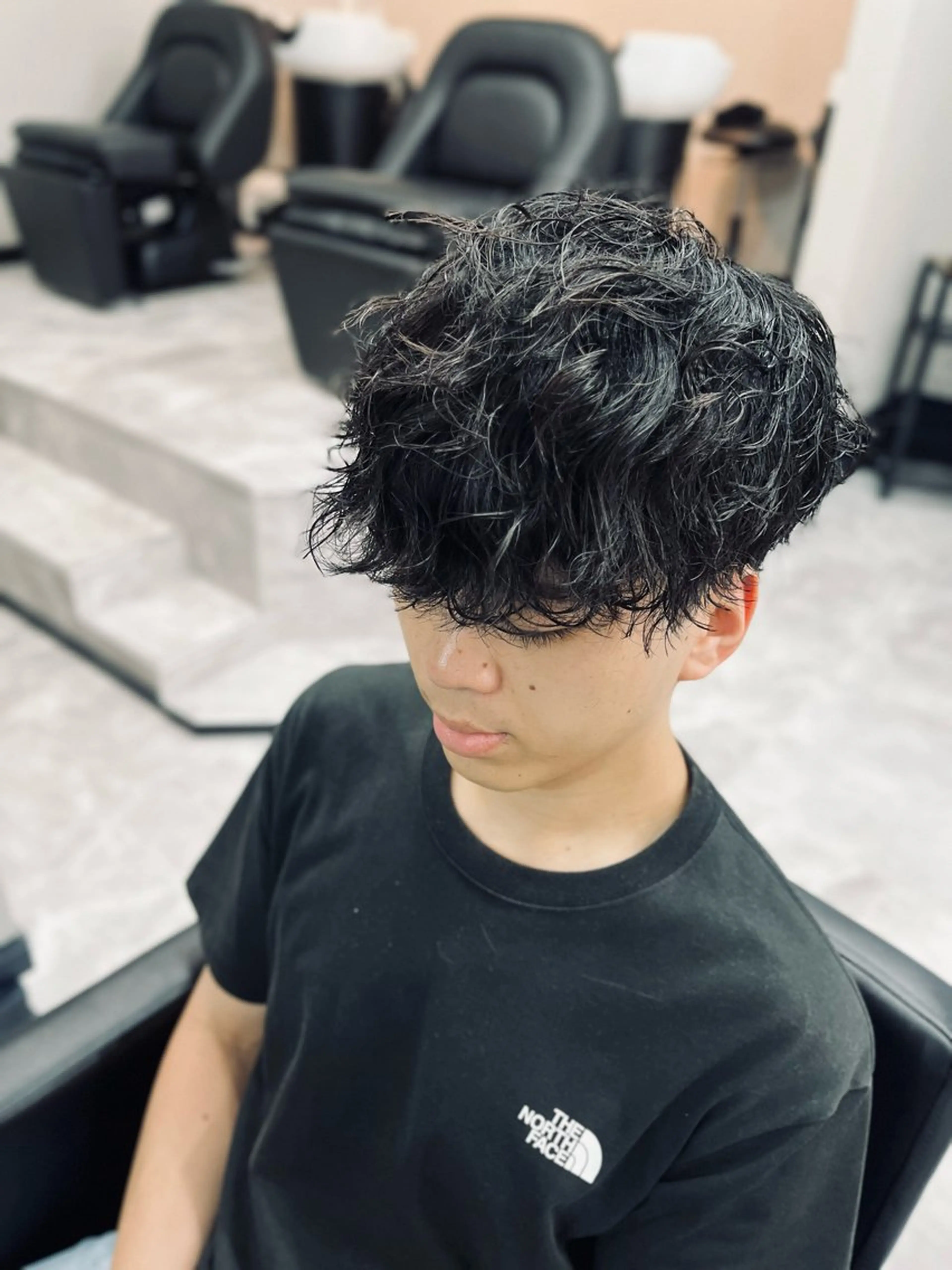 ミニモ限定👑似合わせメンズカット＋デザインパーマ＋クイックヘッドスパの写真