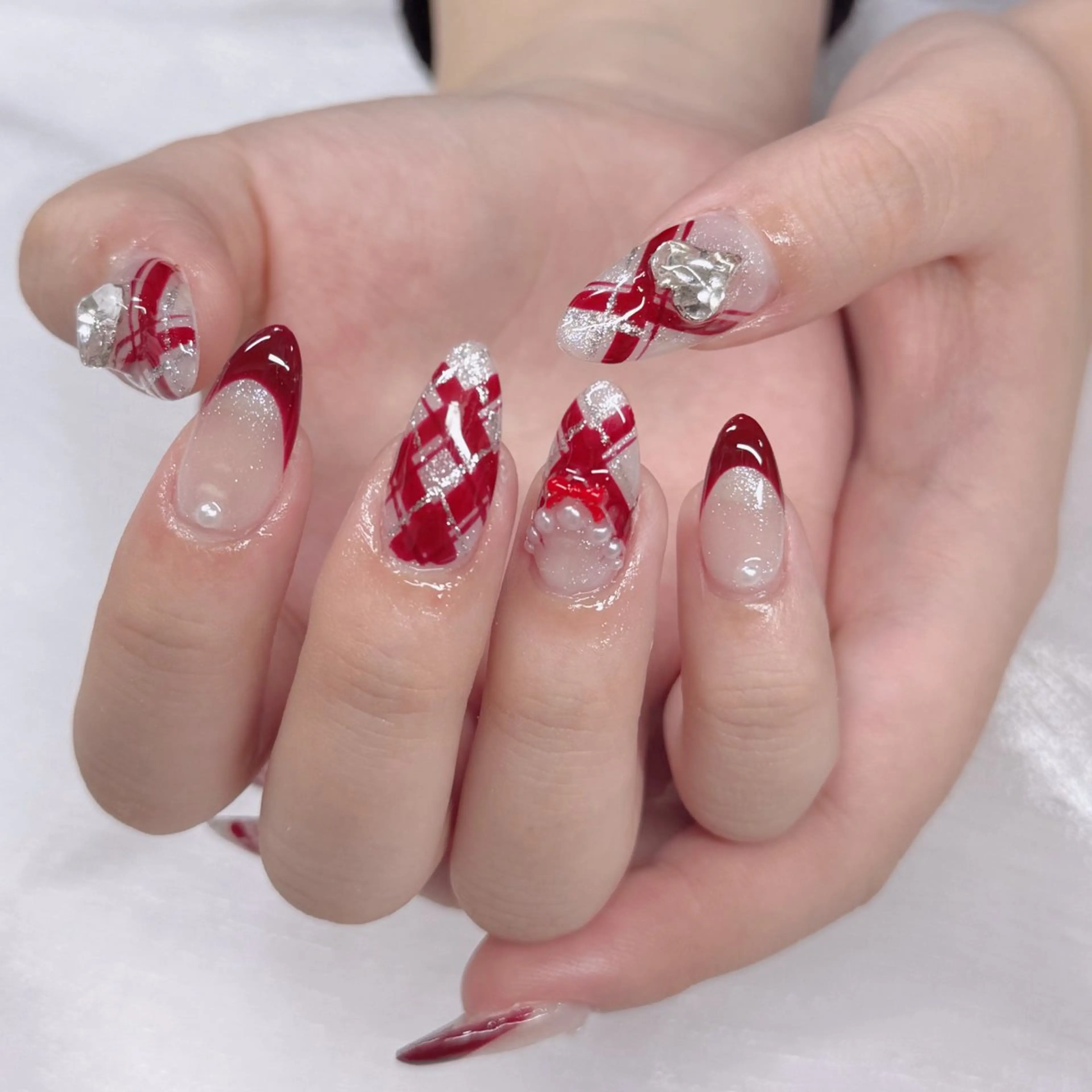 【自爪】ジェルデザインコース(アート10本)の写真