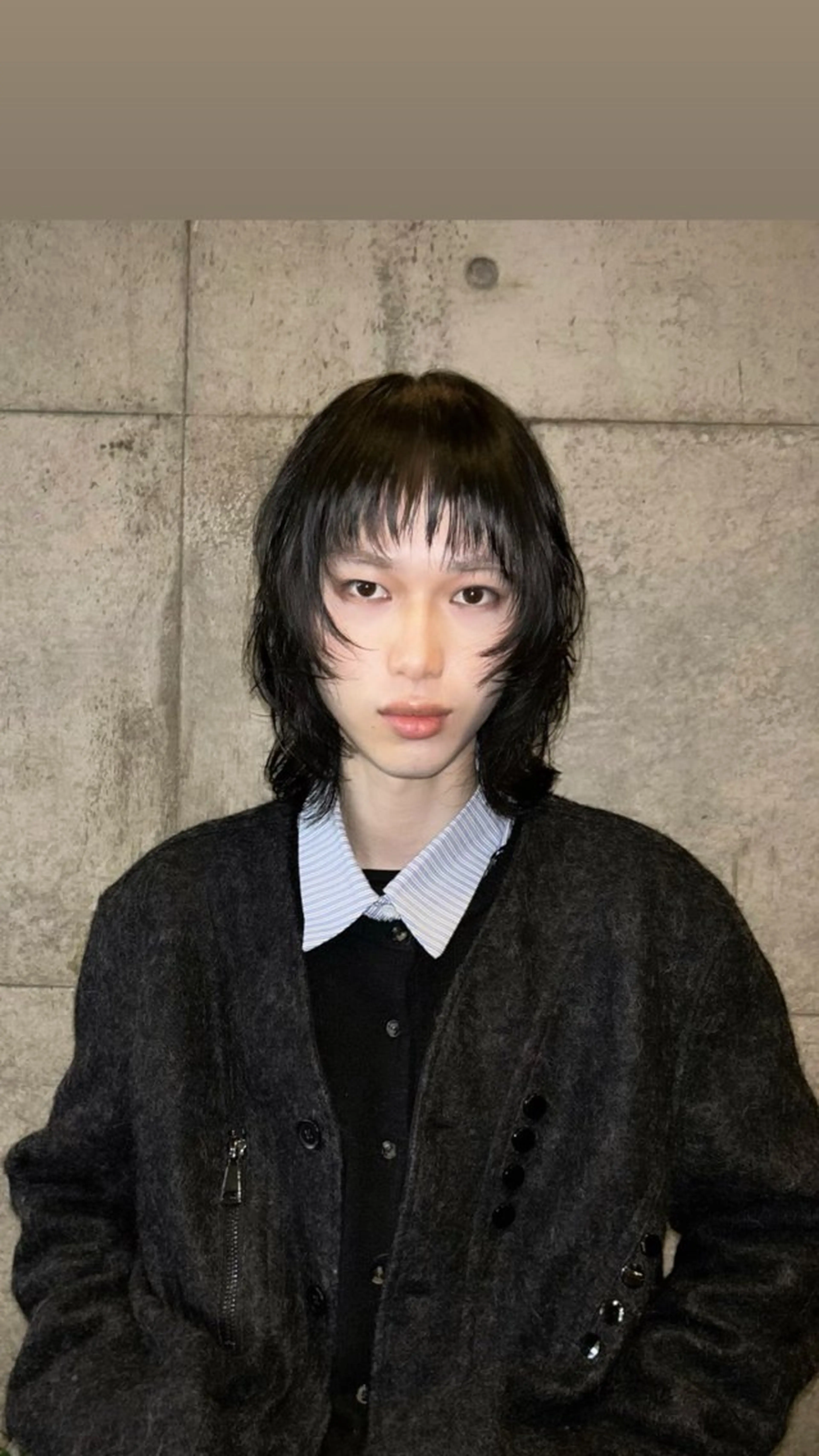 ミディアム メンズ カット タナカ カナ🫧のヘアスタイル