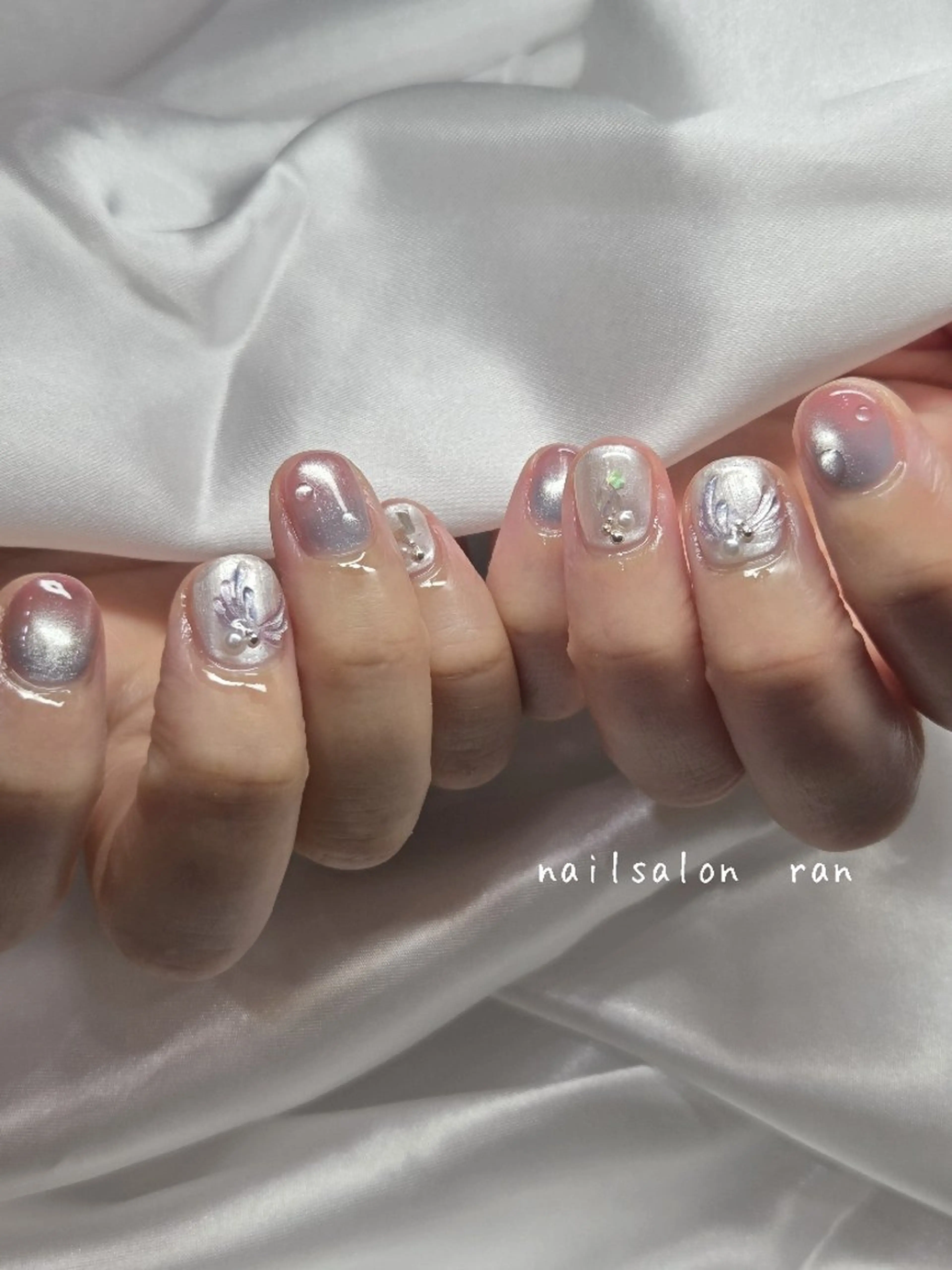 ネイル ハンドネイル ハンドケア nailsalon ranのネイルデザイン