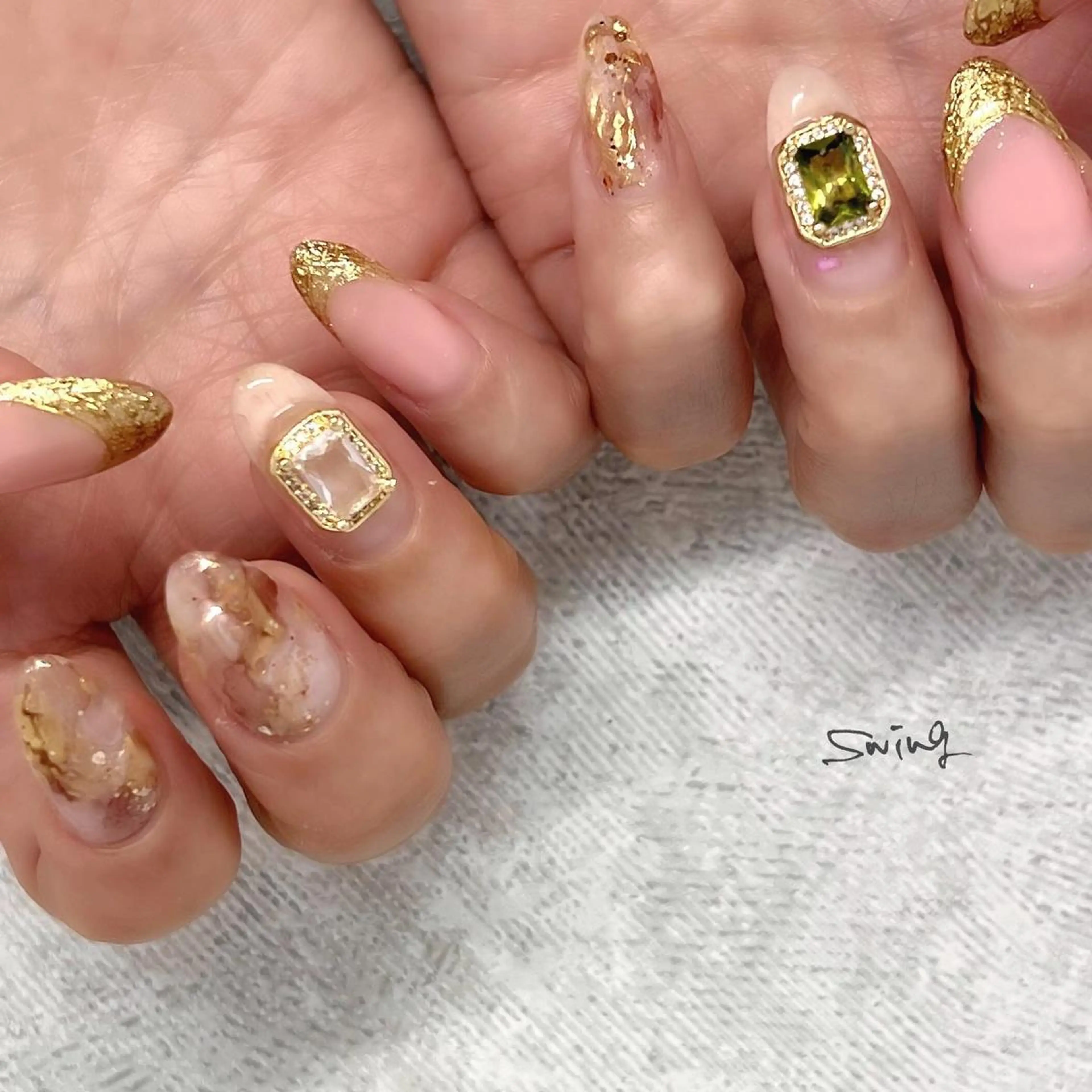 ネイル キラキラネイル Yoshida Takakoのネイルデザイン