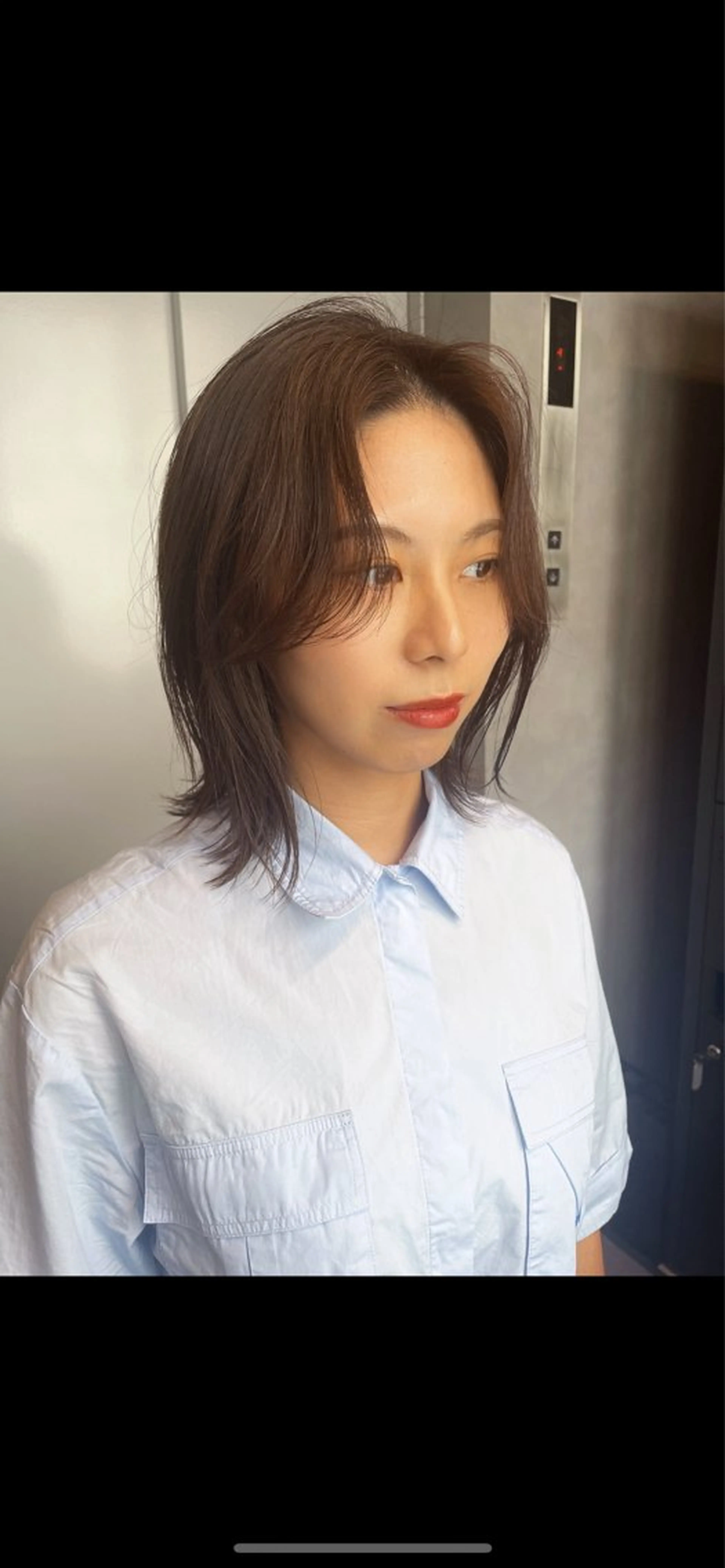 ミディアム カット ヘアカラー トリートメント MAI /BUCKS/天王寺のヘアスタイル