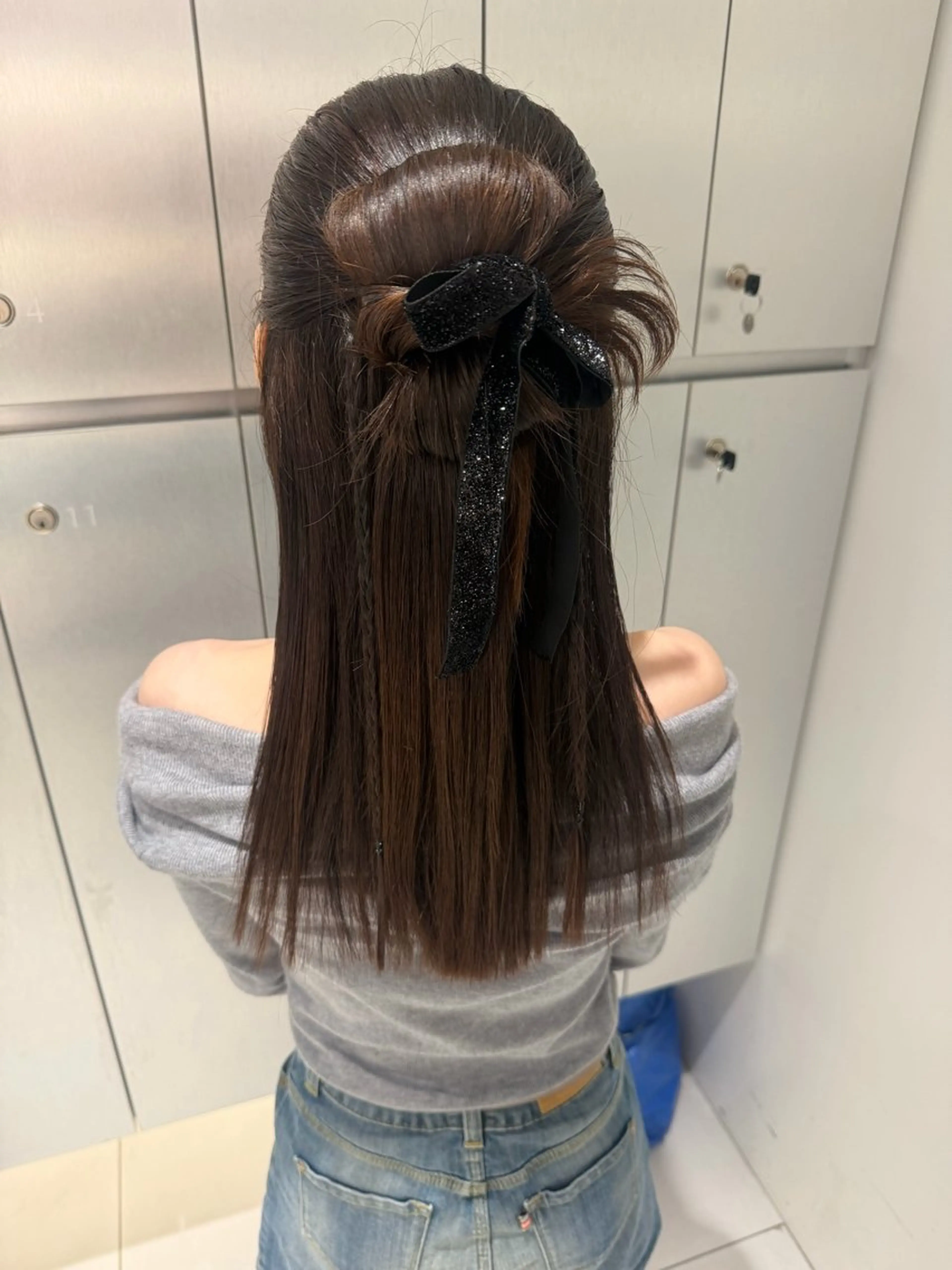 ヘアアレンジ ハーフアップ 結婚式・ブライダル ヘアセット ヘアセット🎀耳つぼ 👂💎MONAMIのヘアスタイル