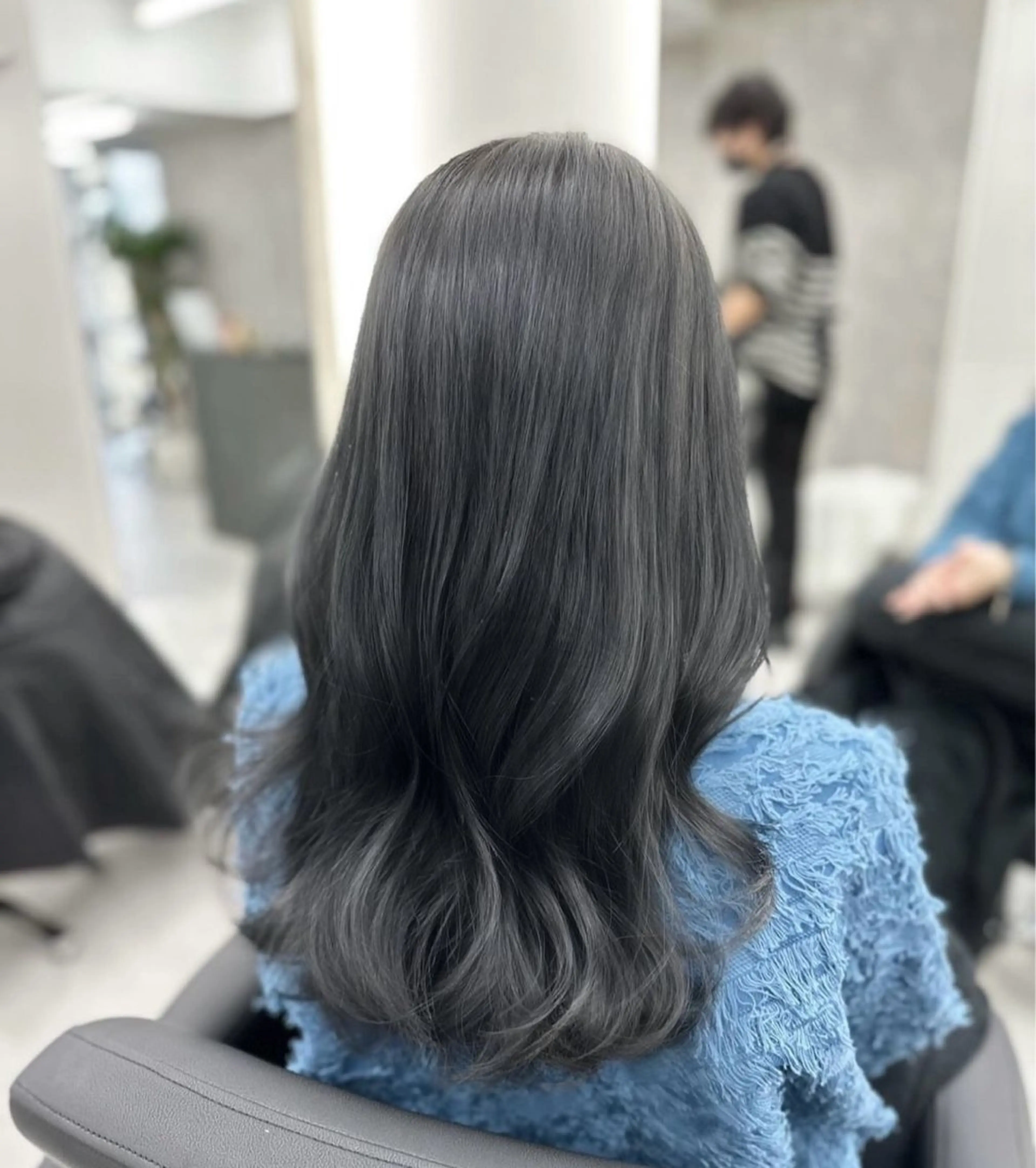 ロング カット ヘアカラー 堀江/透明感 ベージュ/白川幸太のヘアスタイル