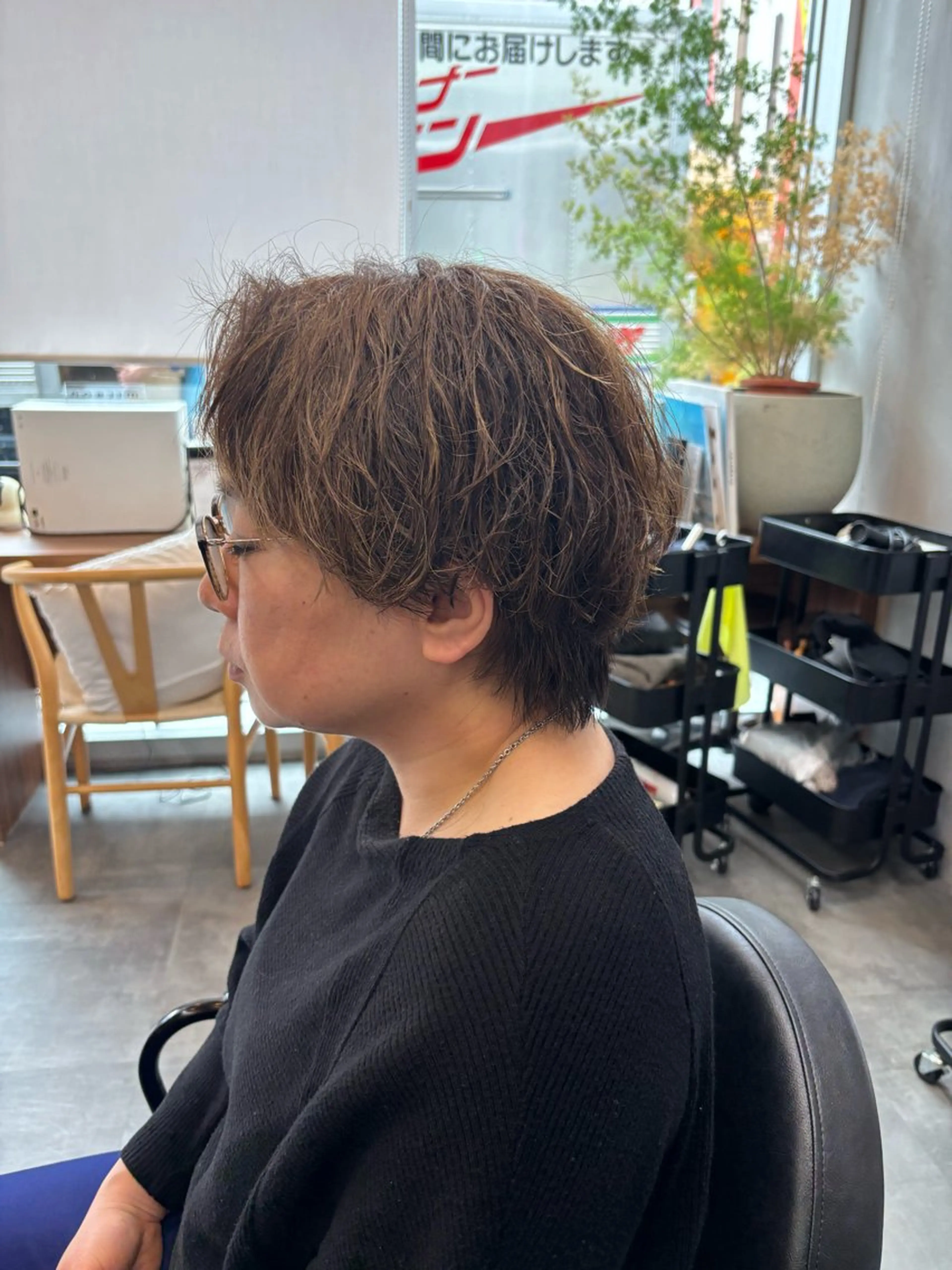 ショート メンズ カット パーマ トリートメント 鹿児島 TSUBASAのヘアスタイル