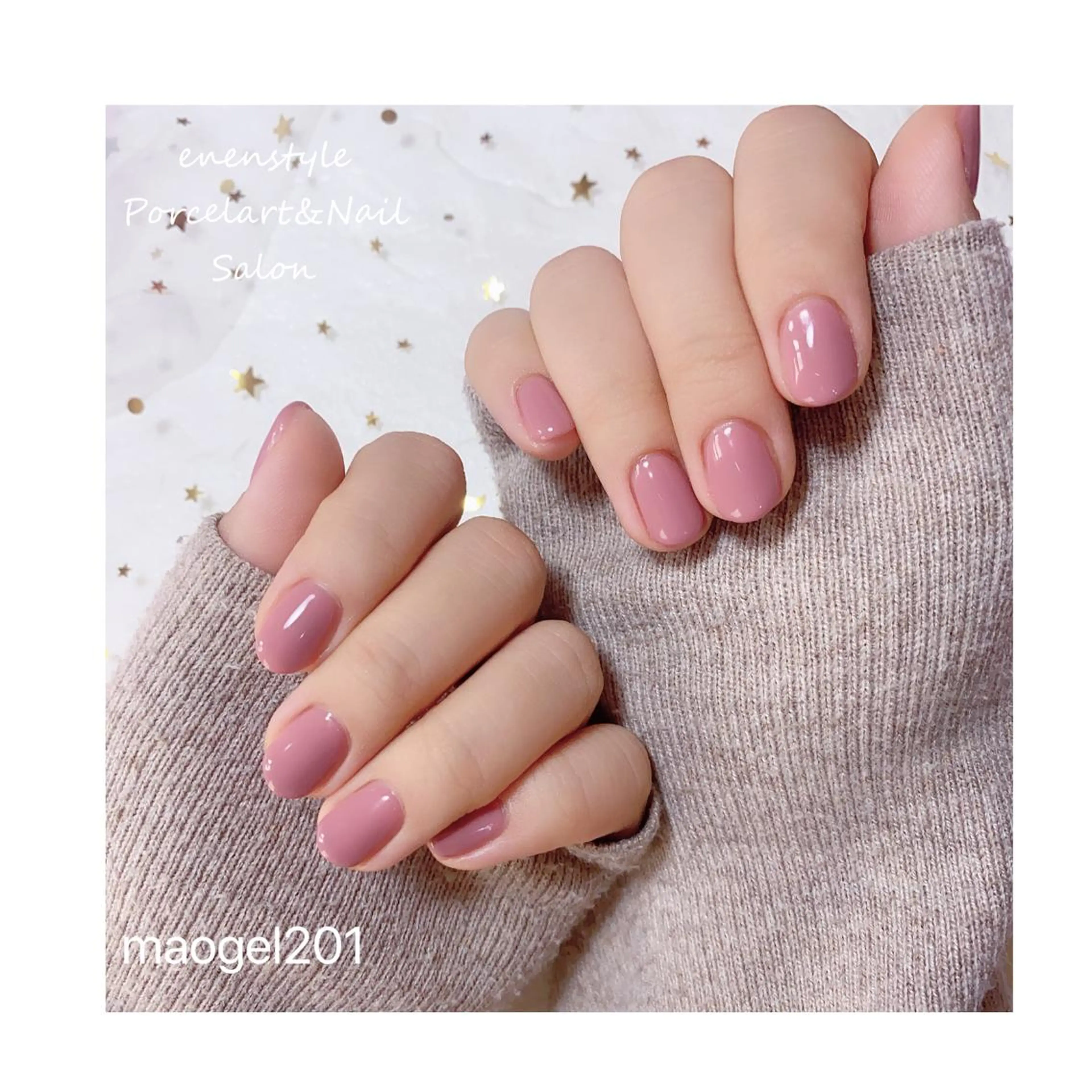 ショート ネイル ジェルネイル ニュアンスネイル オフィスネイル ワンカラーネイル パラジェル 👑enen style👑のネイルデザイン