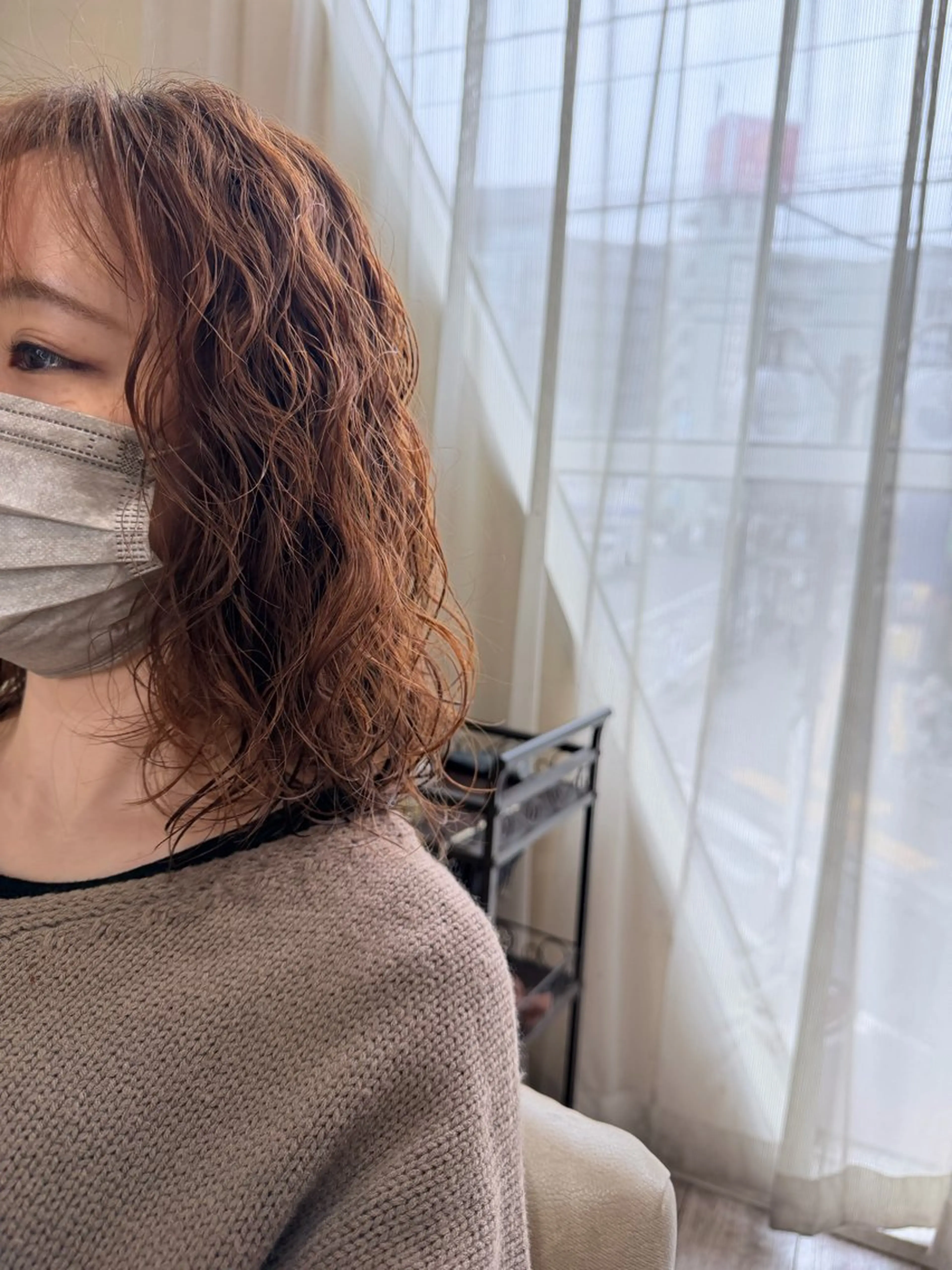 ミディアム パーマ ミディアムパーマ 髪質改善 レイヤーカット カット パーマ トリートメント 新越谷noble店長 松本拓也▶◀*.のヘアスタイル