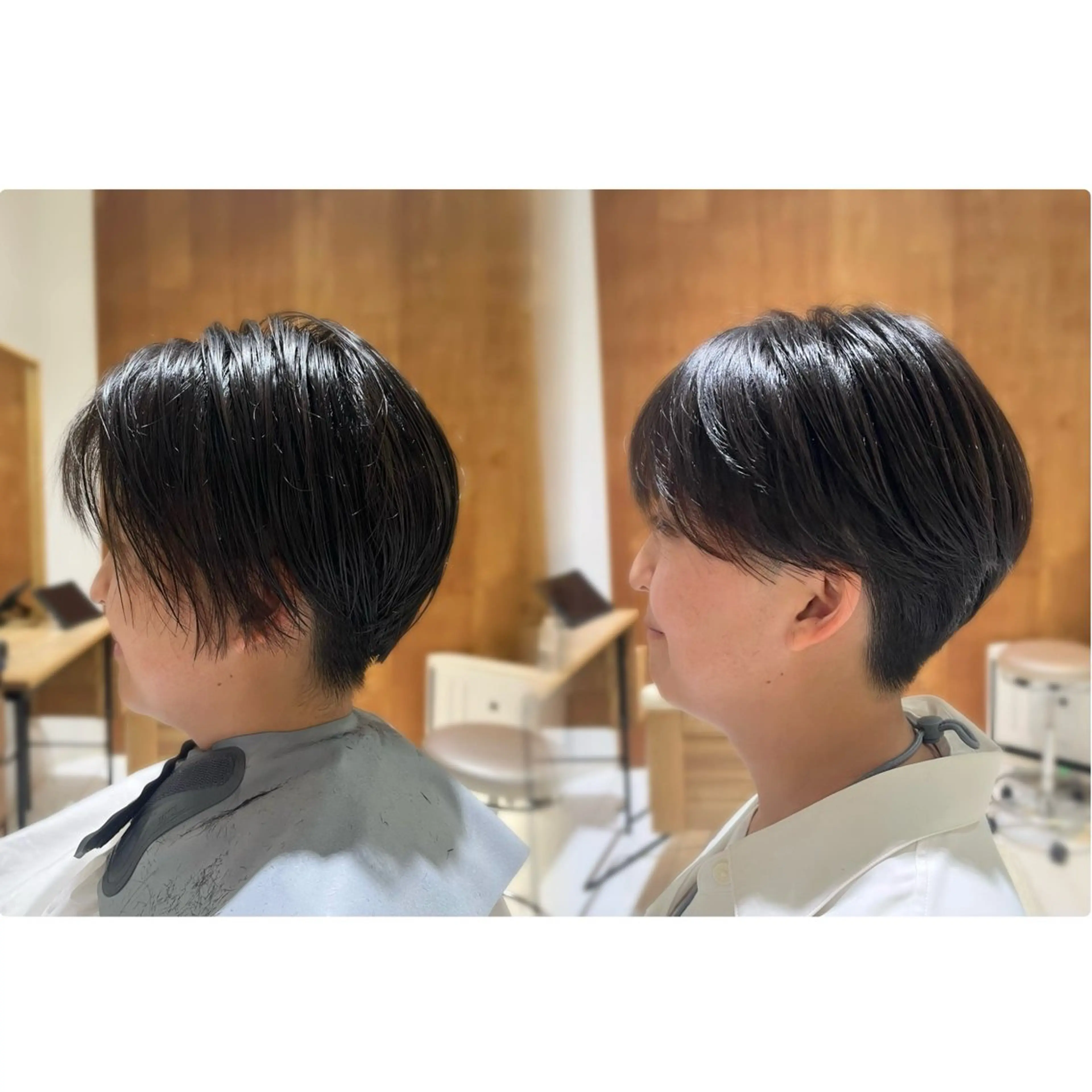 ショート カット たぐち はるなのヘアスタイル
