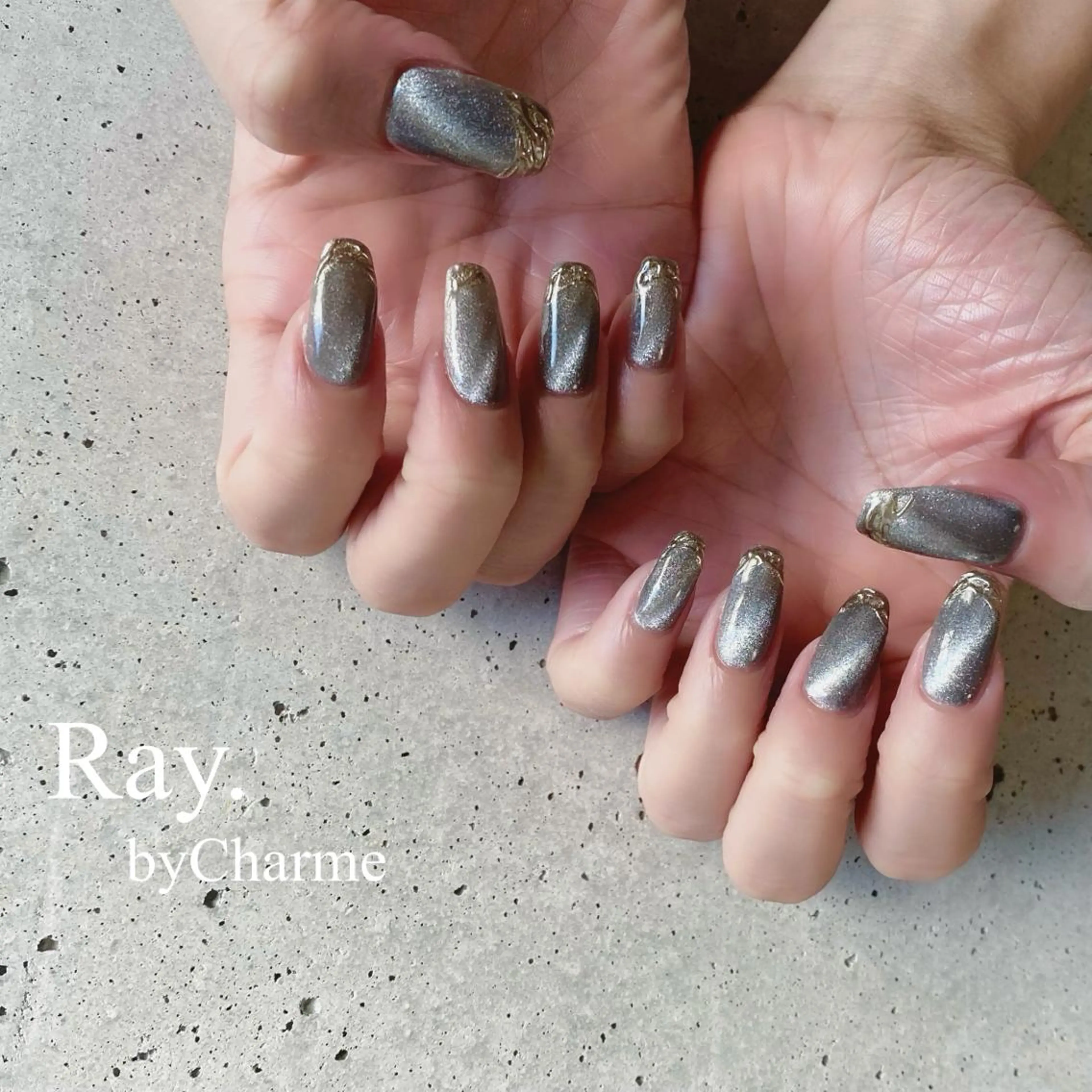 ネイル Ray. /綺麗目ニュアンスのネイルデザイン
