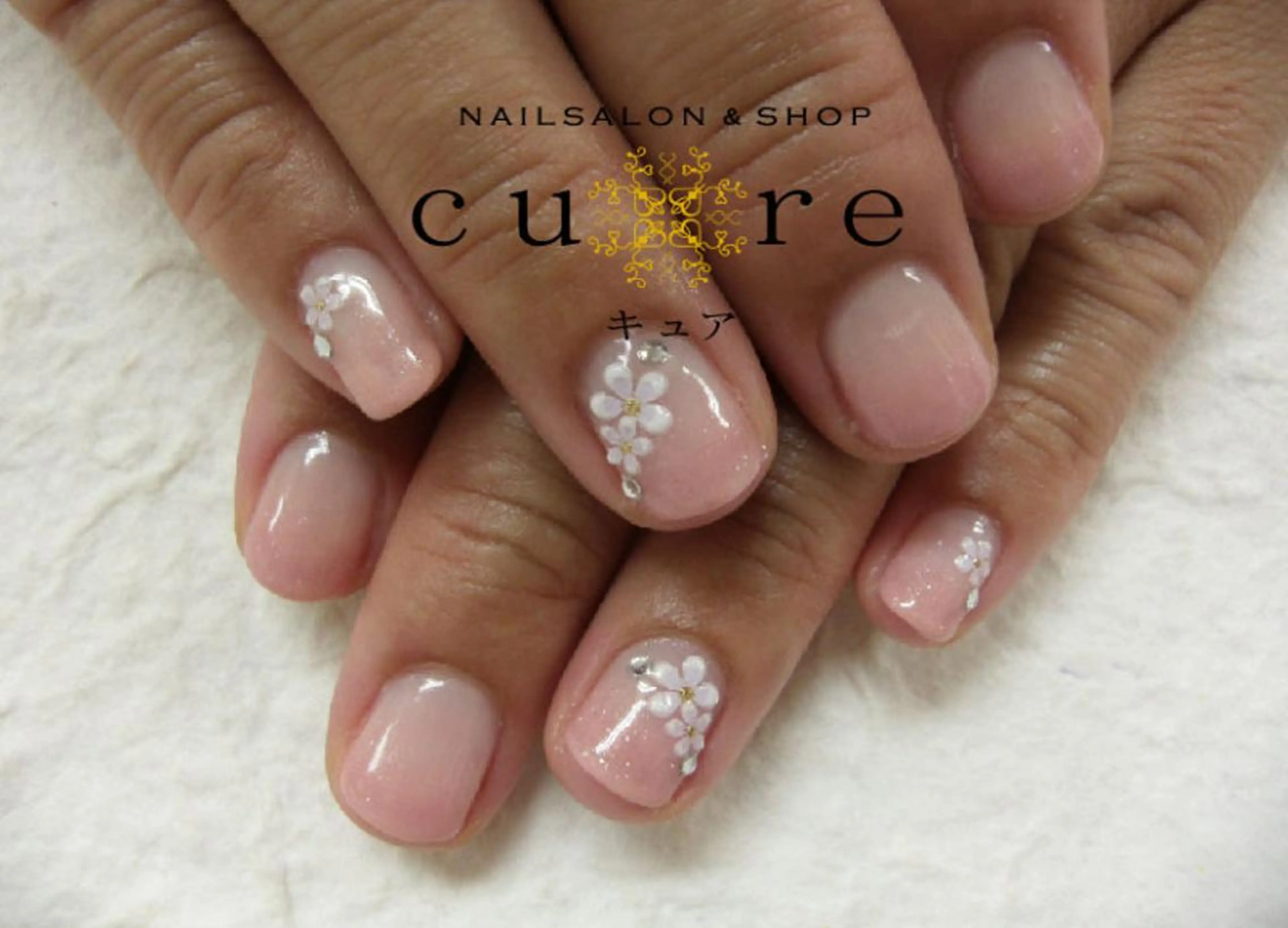 ショート ネイル ハンドネイル ネイルサロン Cureのネイルデザイン