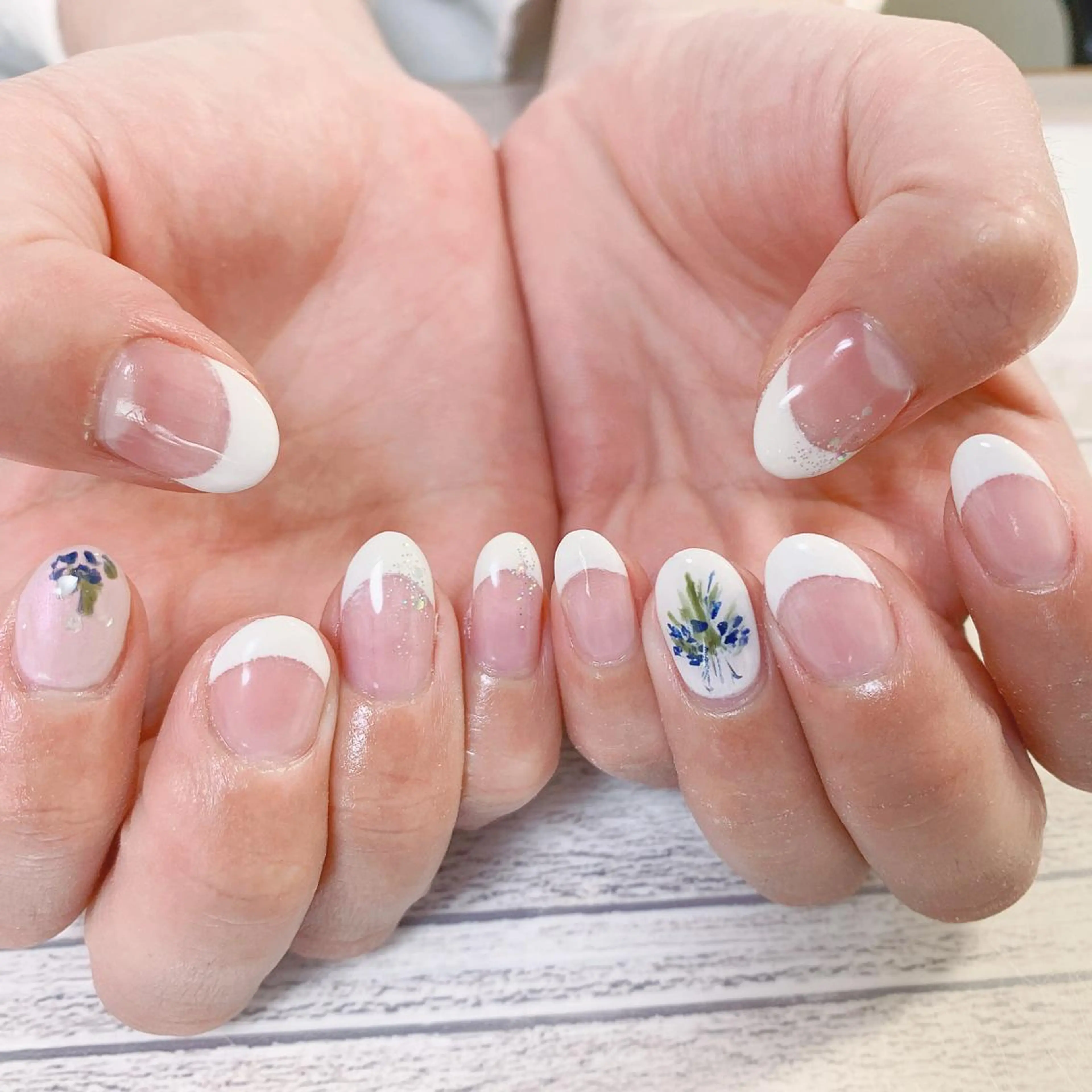 ネイル フラワーネイル フレンチネイル kano nailのネイルデザイン