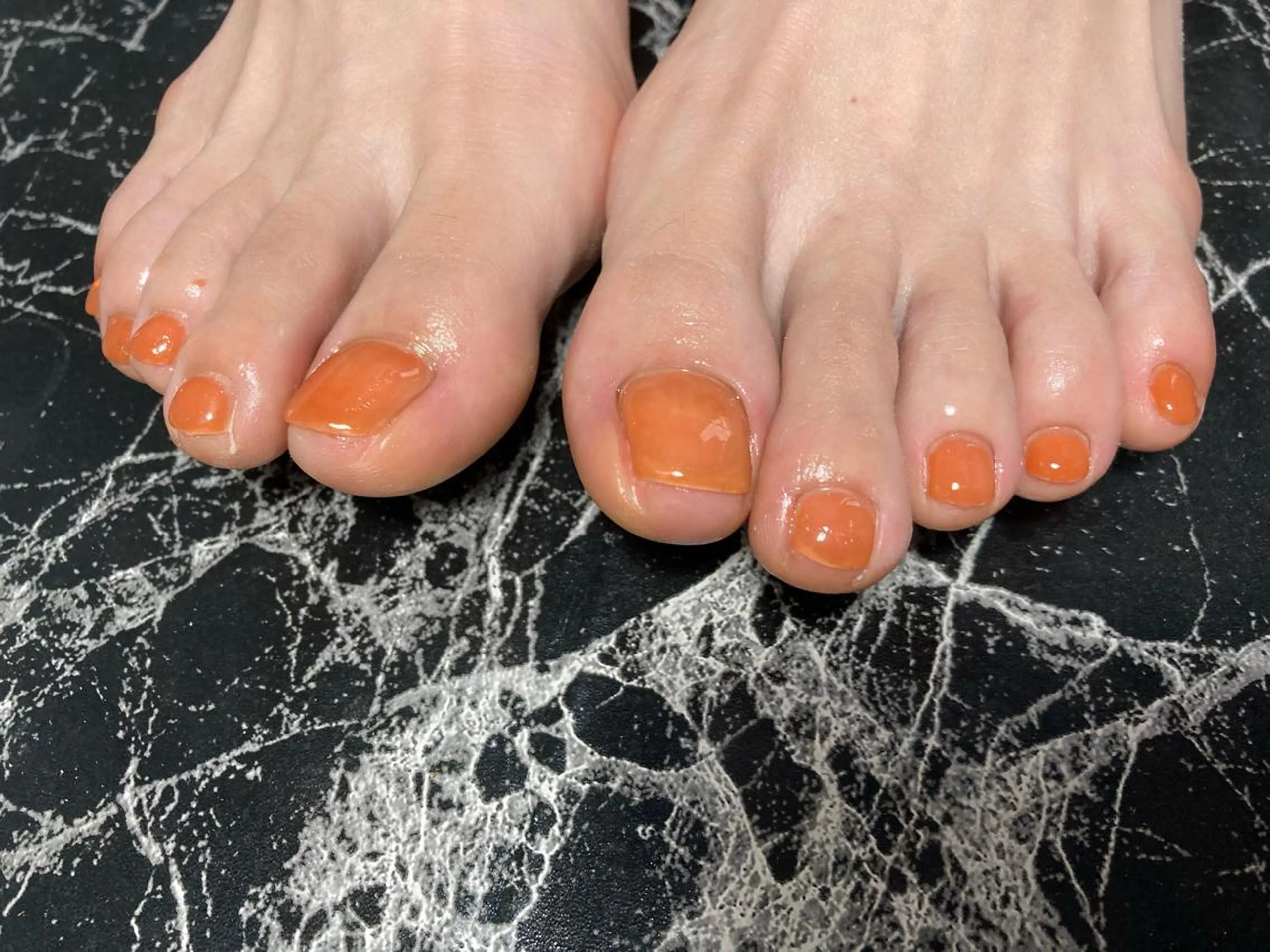 ショート ネイル ハンドネイル フットネイル ✴︎ Delightのネイルデザイン