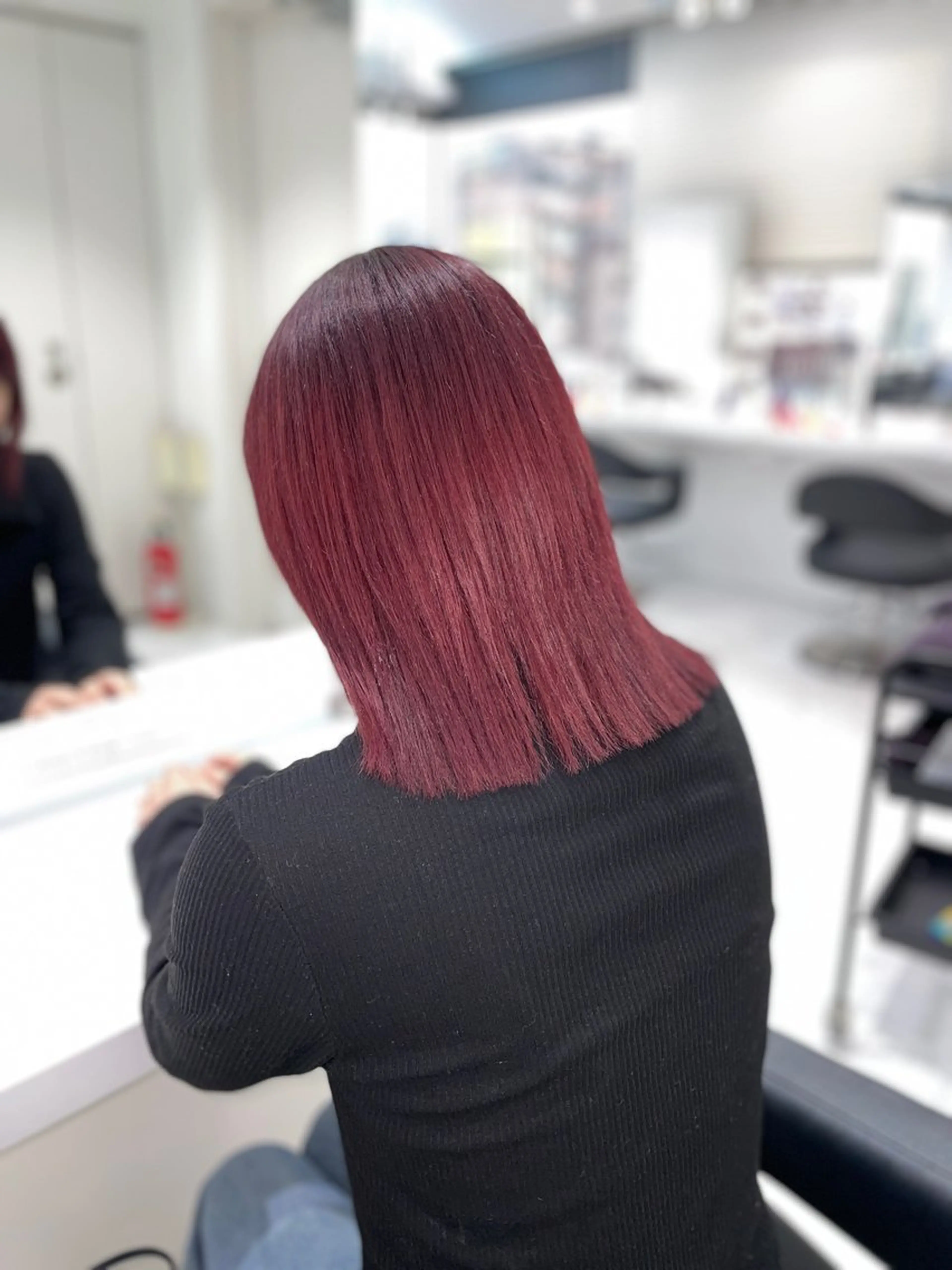 ミディアム カラー ヘアカラー ♥️うる艶暖色 銀座♥️mioのヘアスタイル