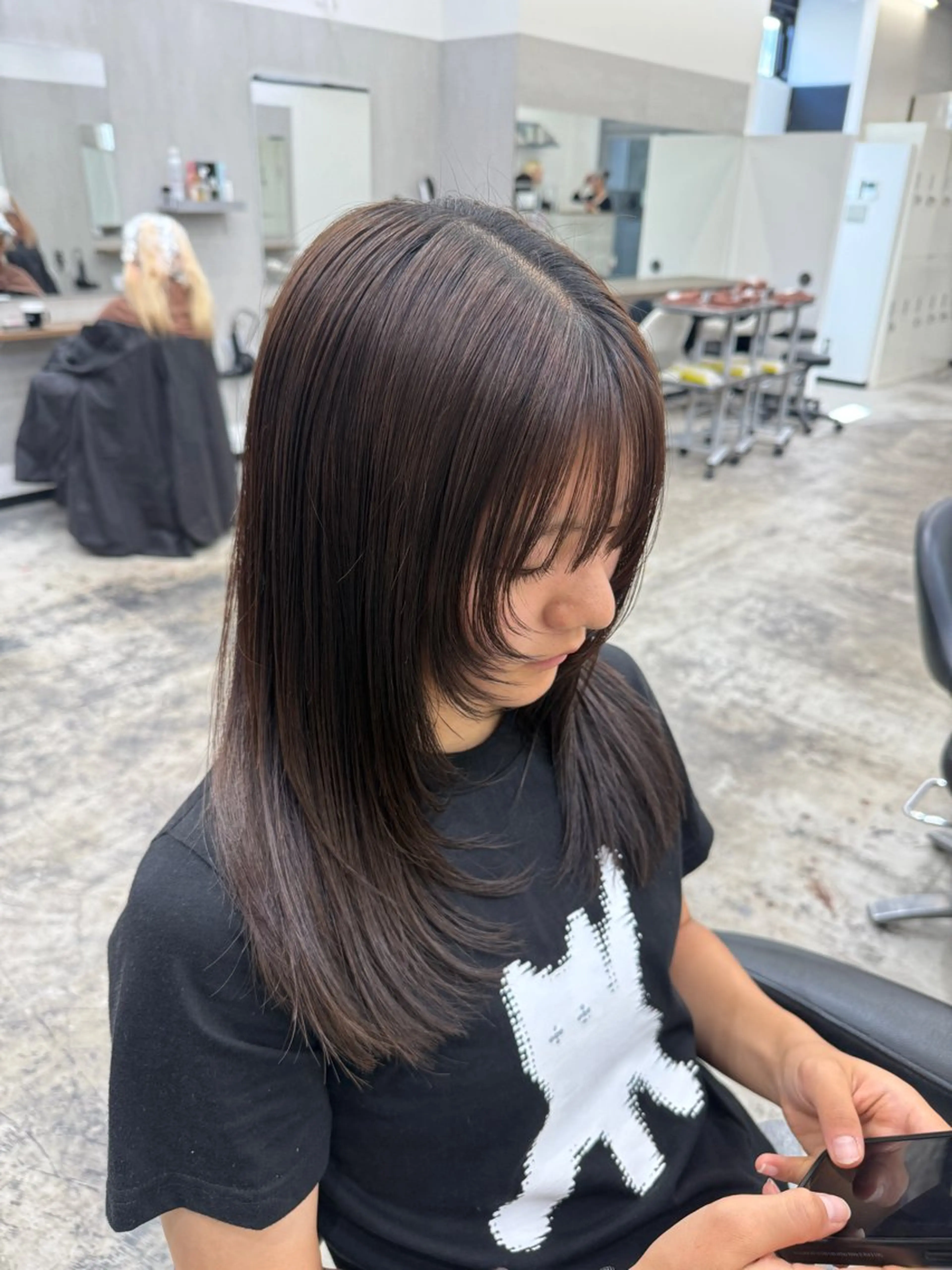 セミロング カット カット¥1100 / 𝙍𝙪𝙣𝙖⟡.のヘアスタイル