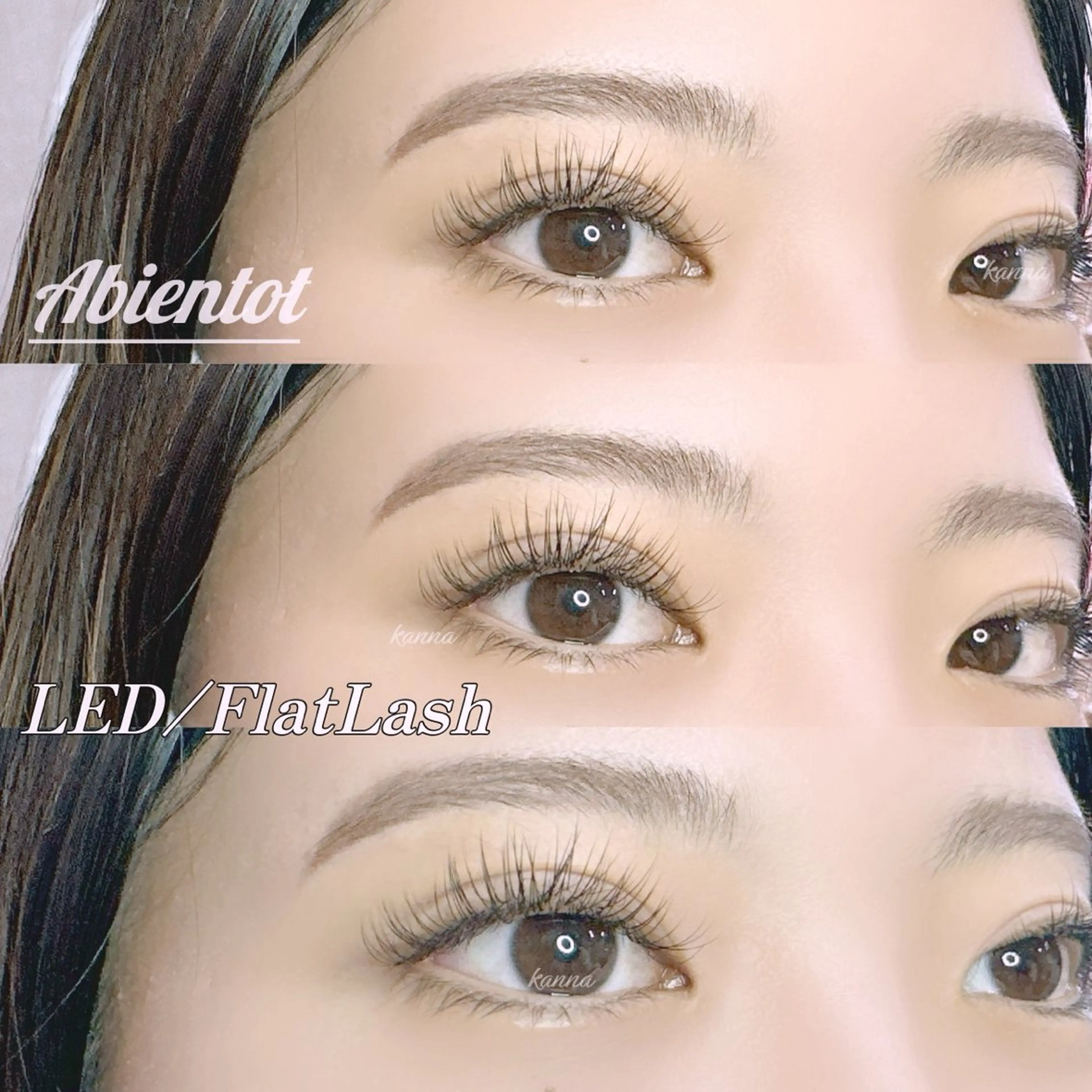 マツエク・マツパ Abientot Kannaのマツエク・マツパデザイン