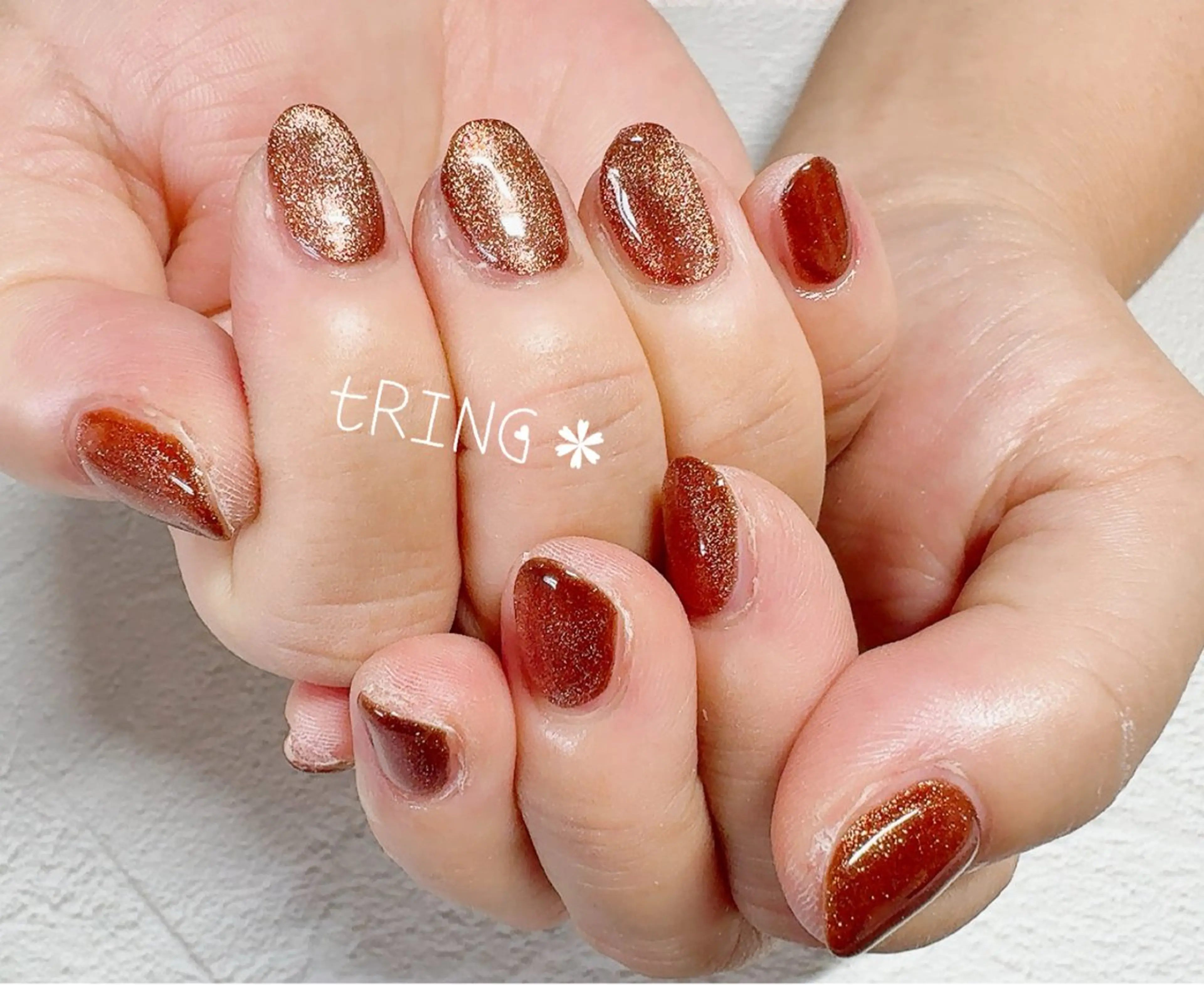 ネイル ハンドネイル tRING＊ しいの木台のネイルデザイン
