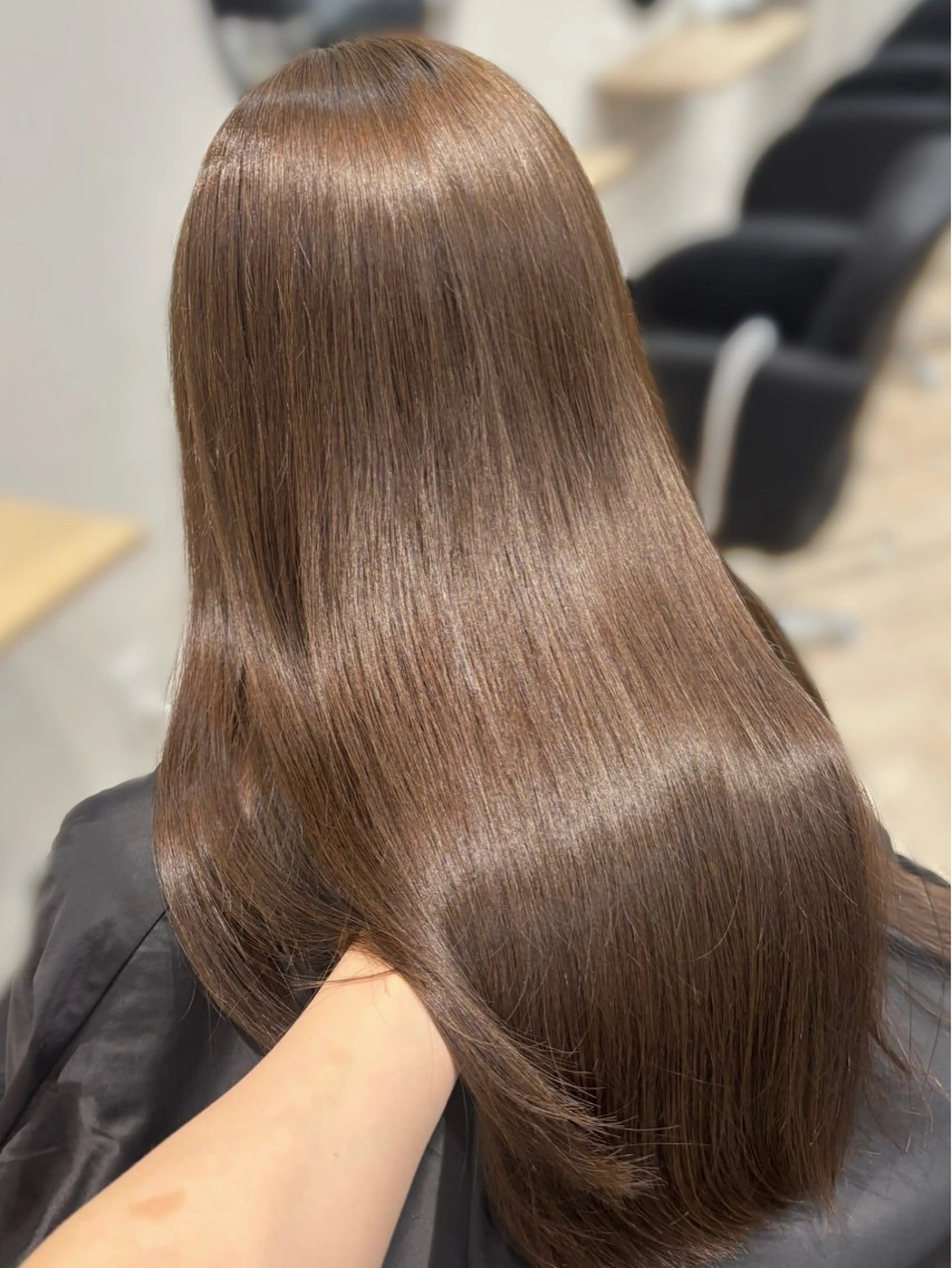 ロング カラー トリートメント カット ヘアカラー トリートメント CHAINON×FeM#所属・名駅/sHiHo/透 明感カラー✨🎀/のヘアスタイル