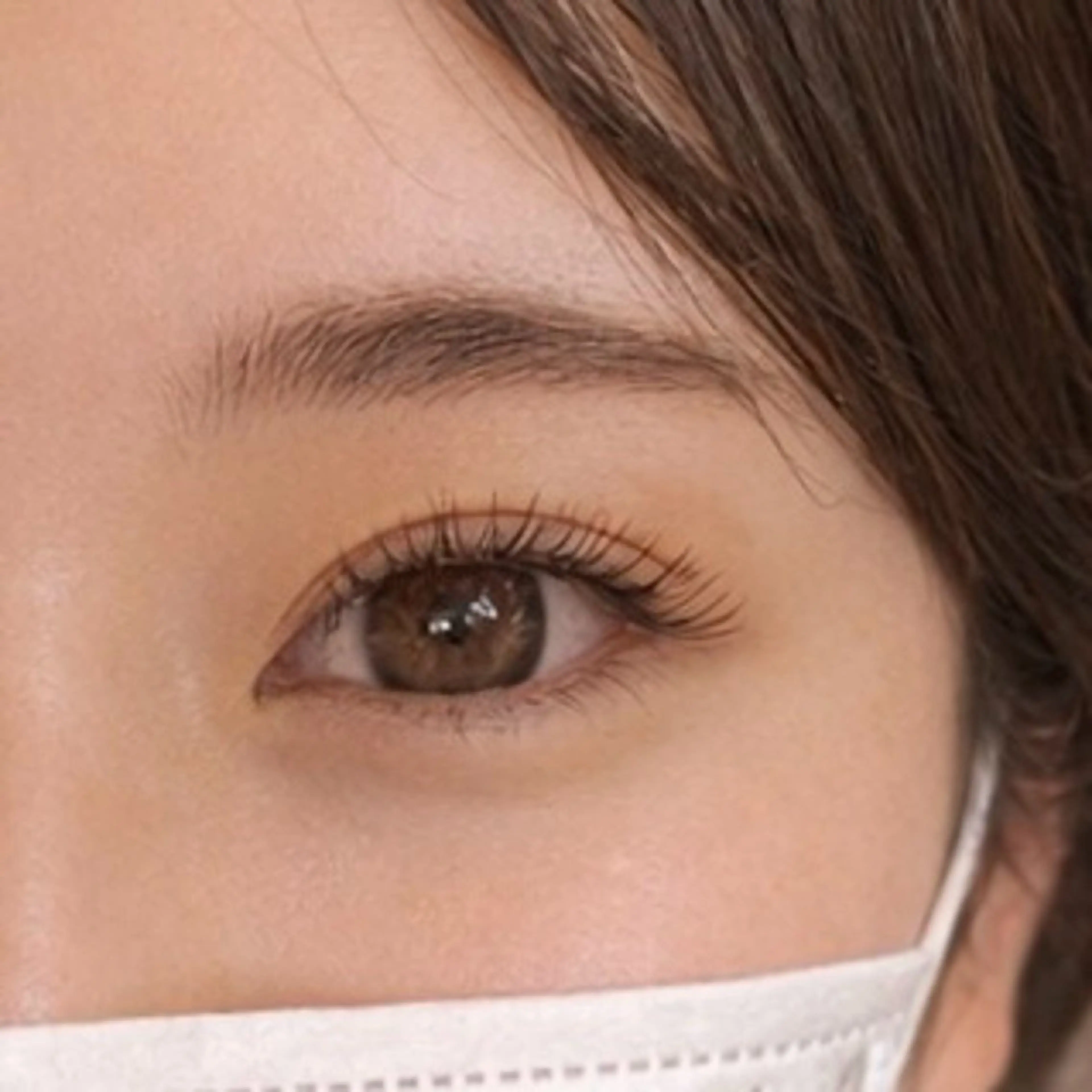 マツエク・マツパ 束感まつ毛 フラットラッシュ 韓国風マツエク パリジェンヌラッシュリフト ワンホンマツエク マツエク emi+ エミタス蒲田店のマツエク・マツパデザイン