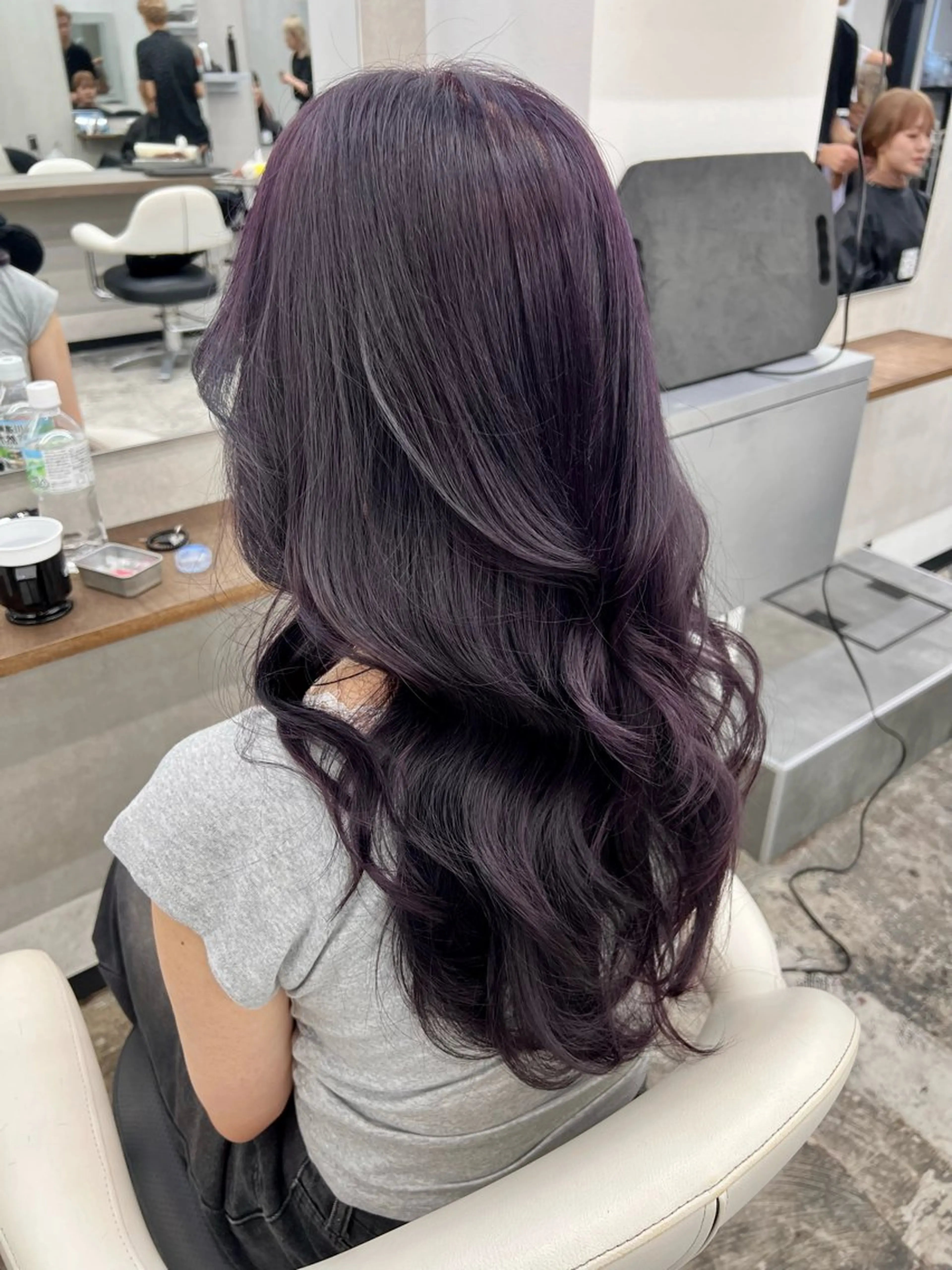 ロング カラー カット ヘアカラー ハイトーン/ウルフ/ ボブ/増田のヘアスタイル