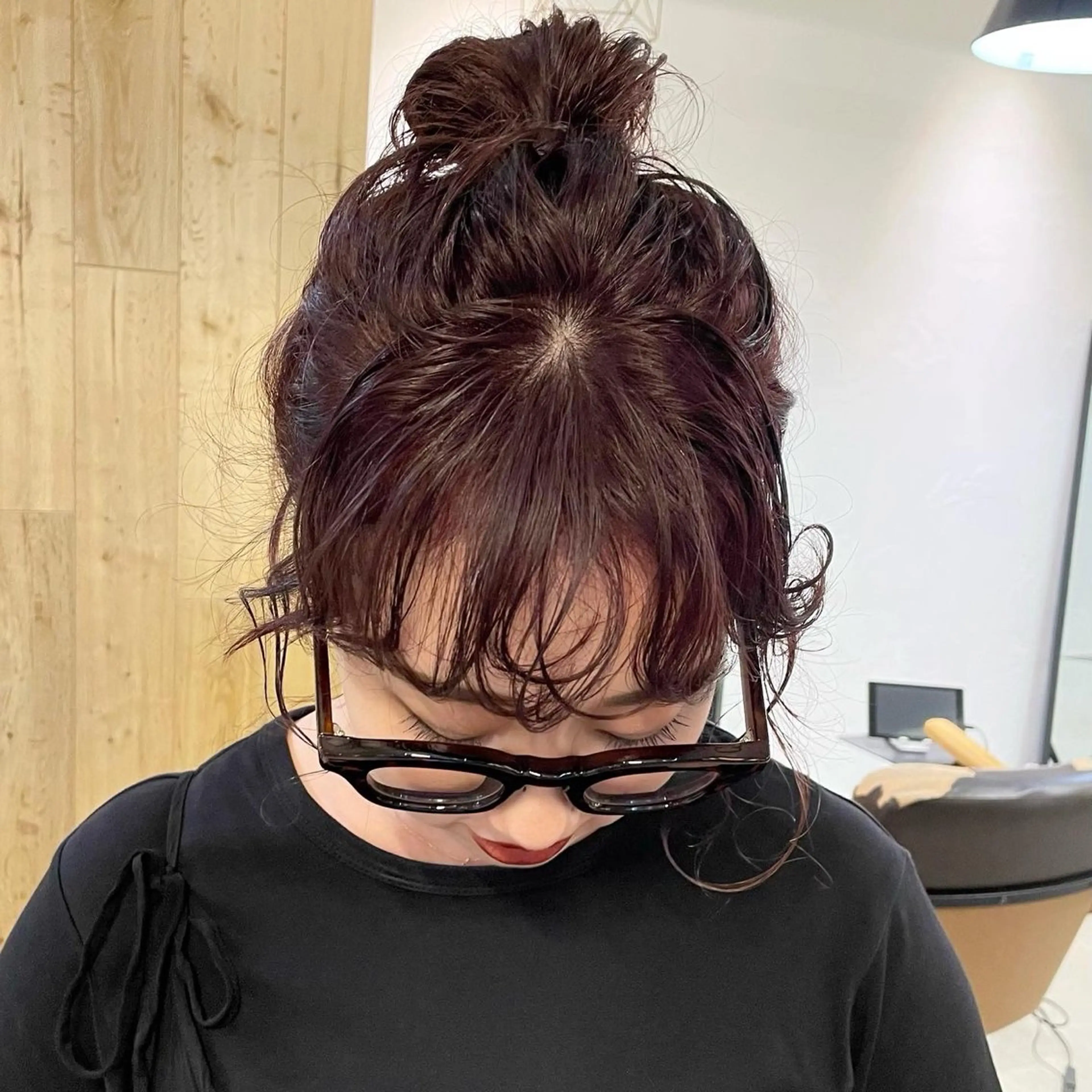 ミディアム 盛れる透明感カラー・ momokaのヘアスタイル