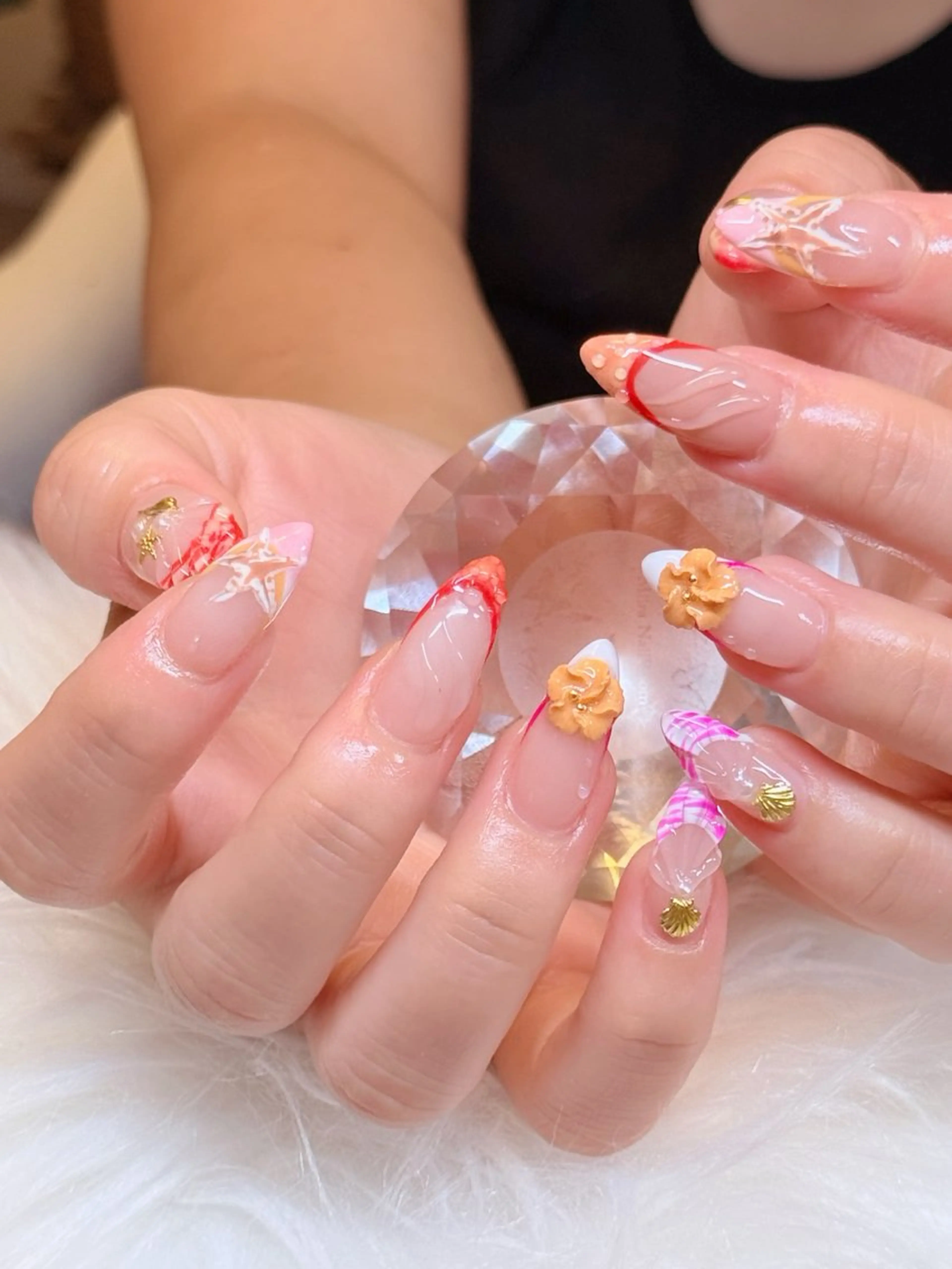 ネイル 長さ出し 持ち込み MIRA NAILROOMのネイルデザイン