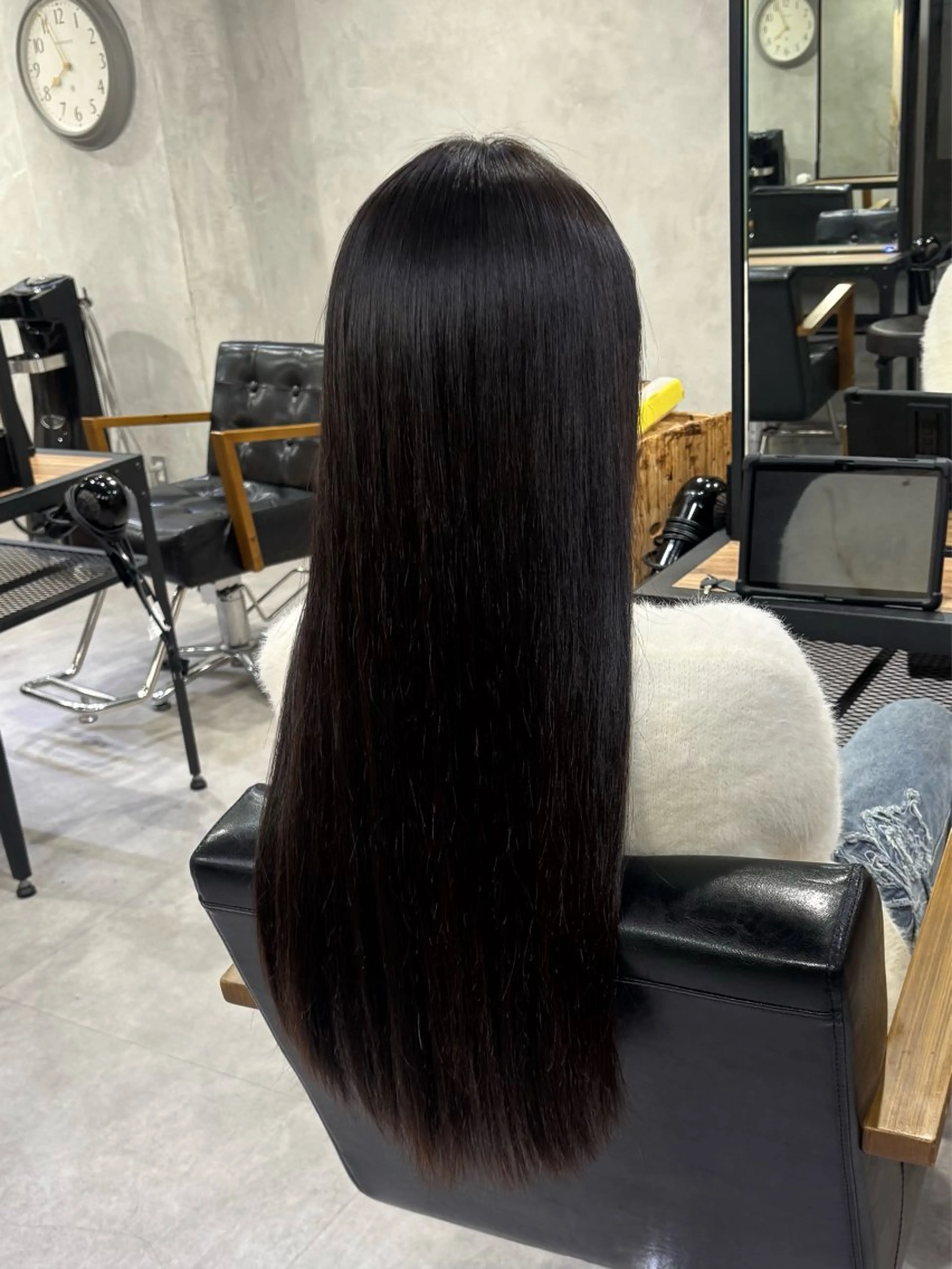ロング 縮毛矯正 縮毛矯正 川口 夏歩のヘアスタイル