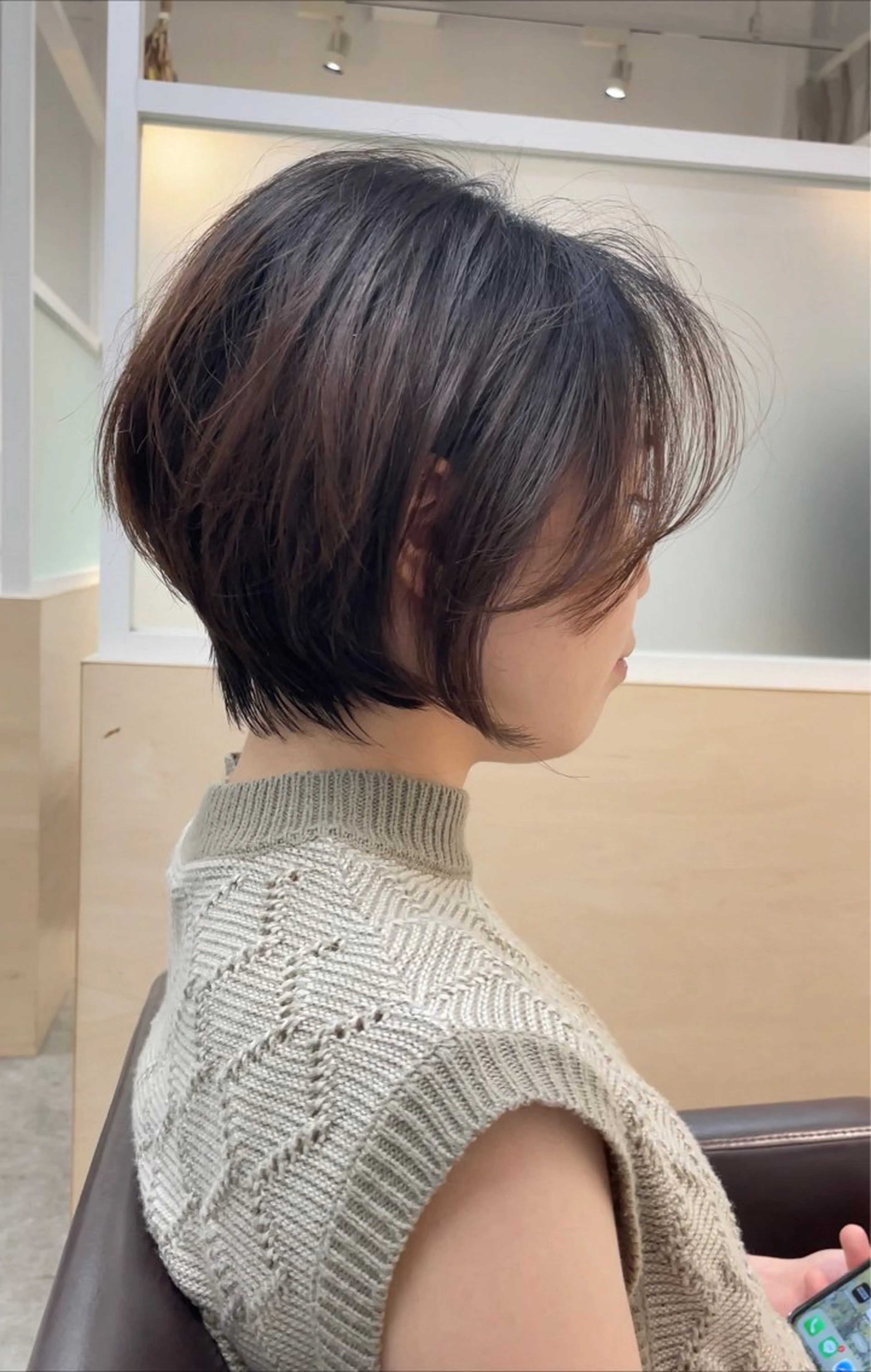 ショート カラー ショートボブ ボブ ショートヘア 表参道【髪質改善】 宮嶋勇太のヘアスタイル