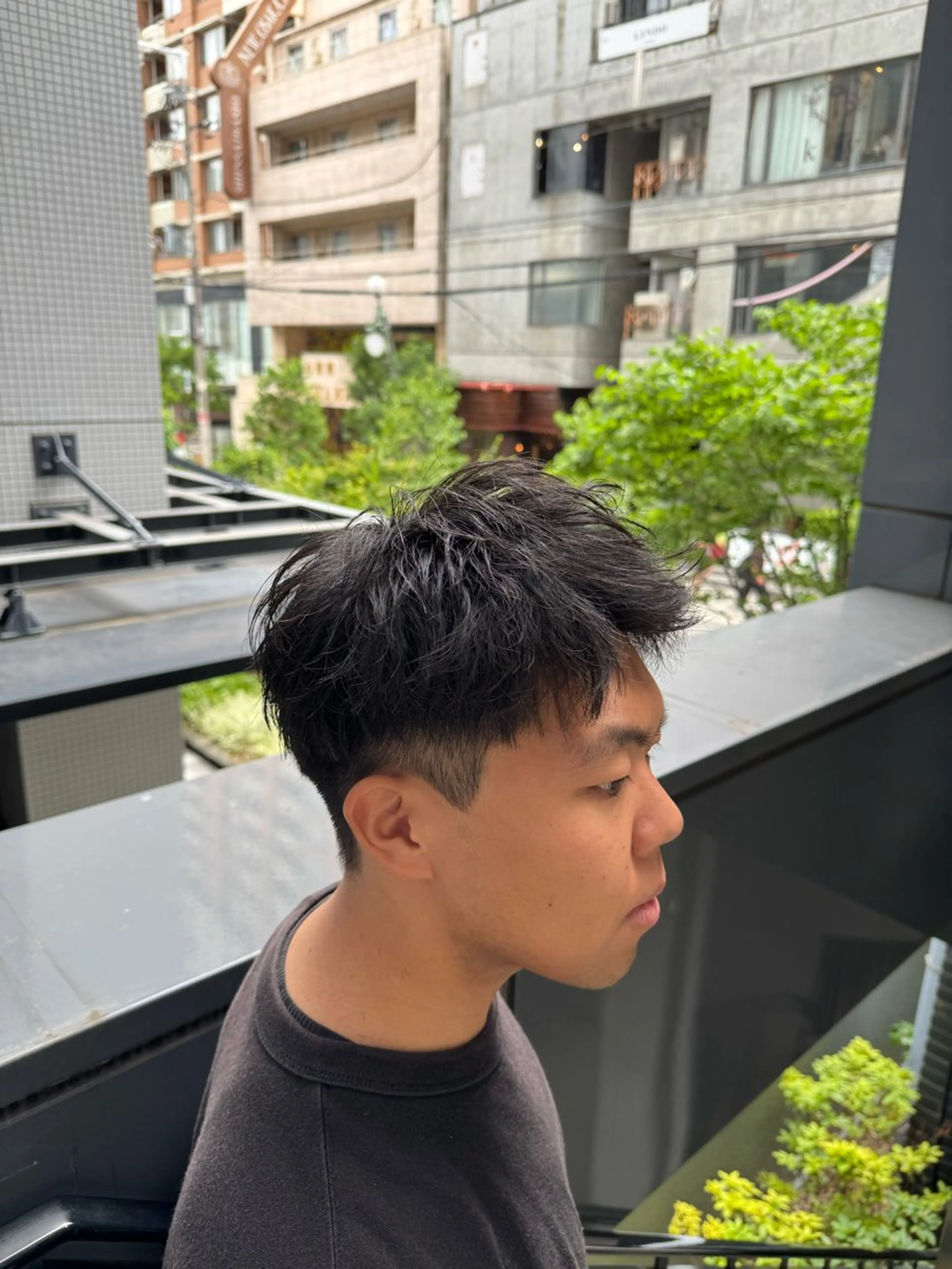 メンズ カット 河野 悠のヘアスタイル