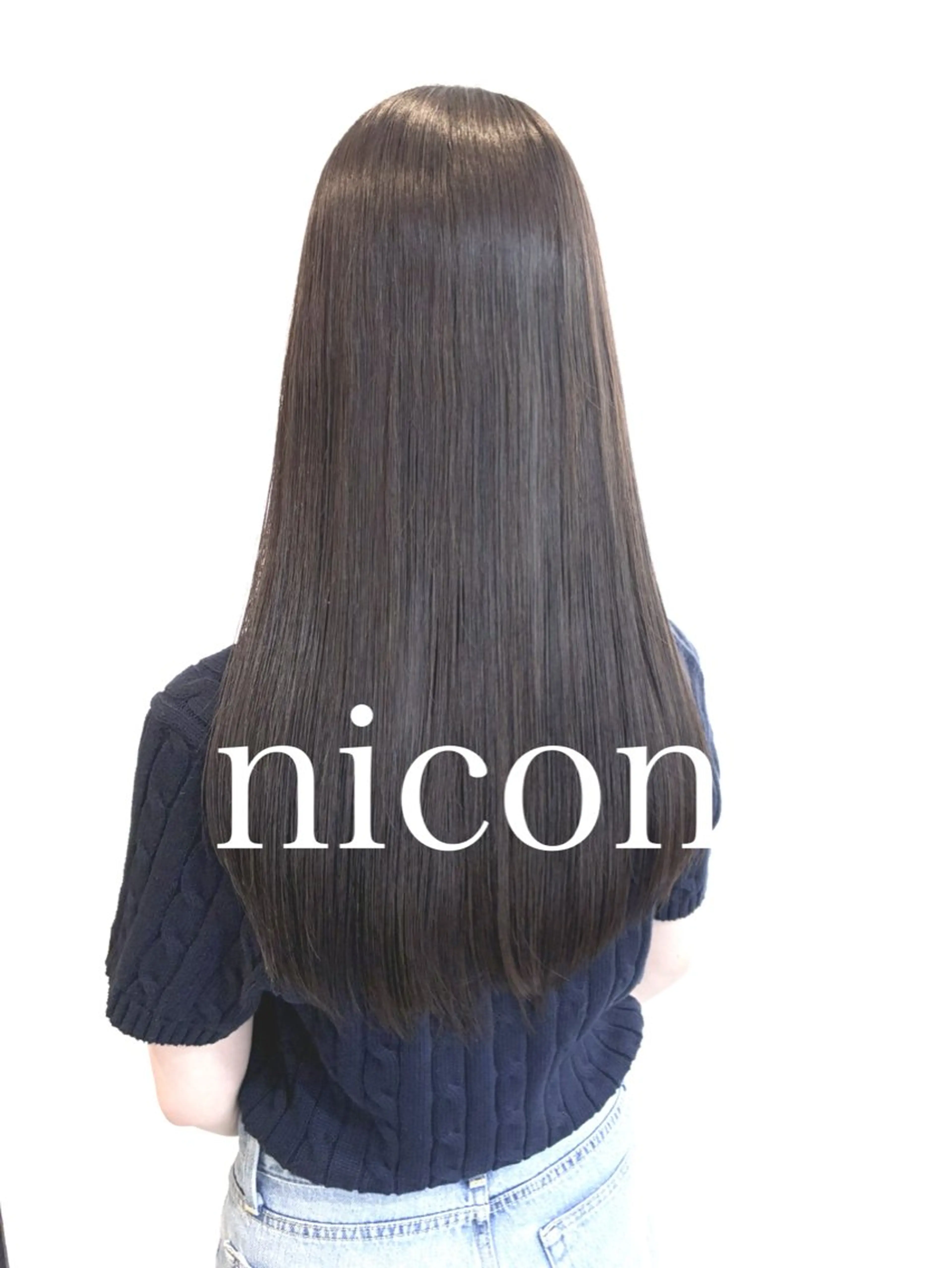 ロング 髪質改善 髪質改善カラーのヘアスタイル