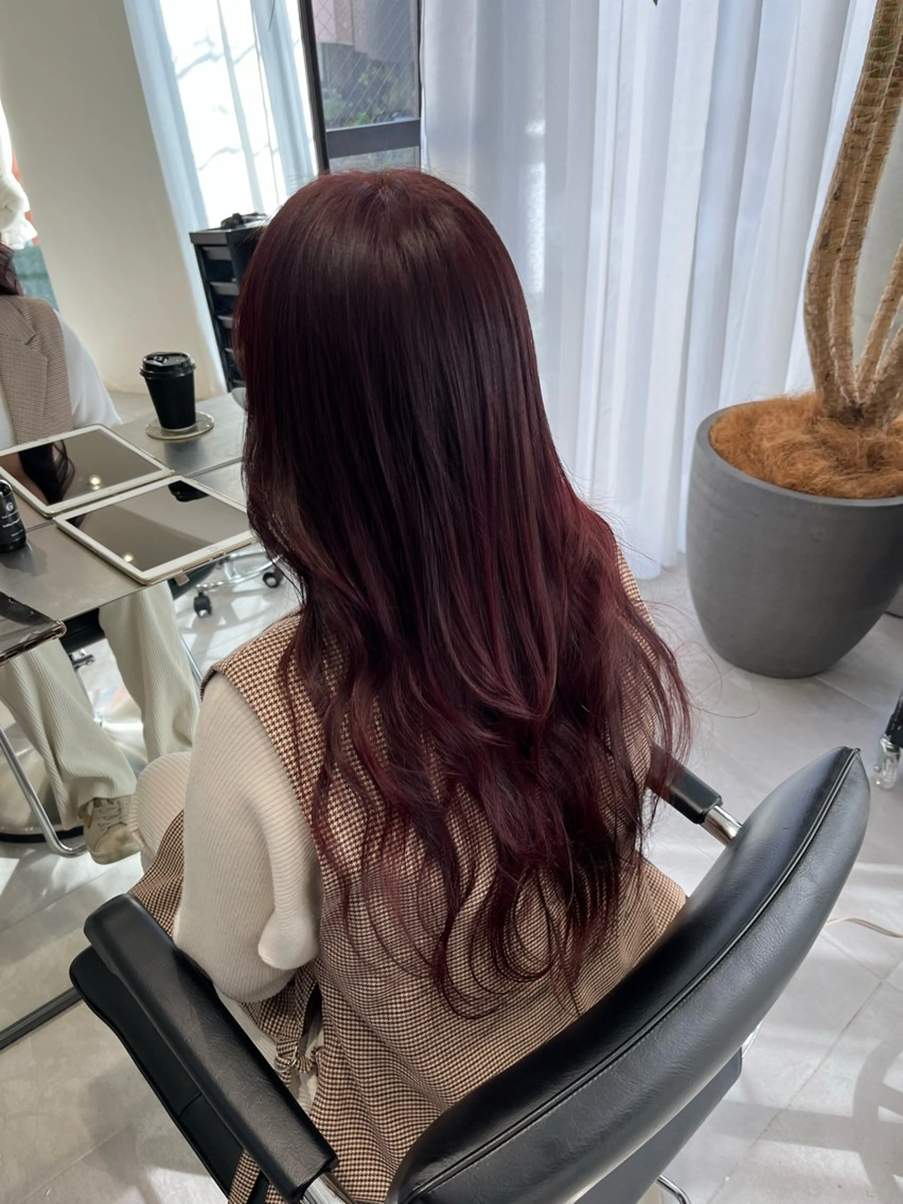 ロング カラー ヘアカラー トリートメント ヘッドスパ 艶髪/ロングモデル 募集🫧terukaのヘアスタイル