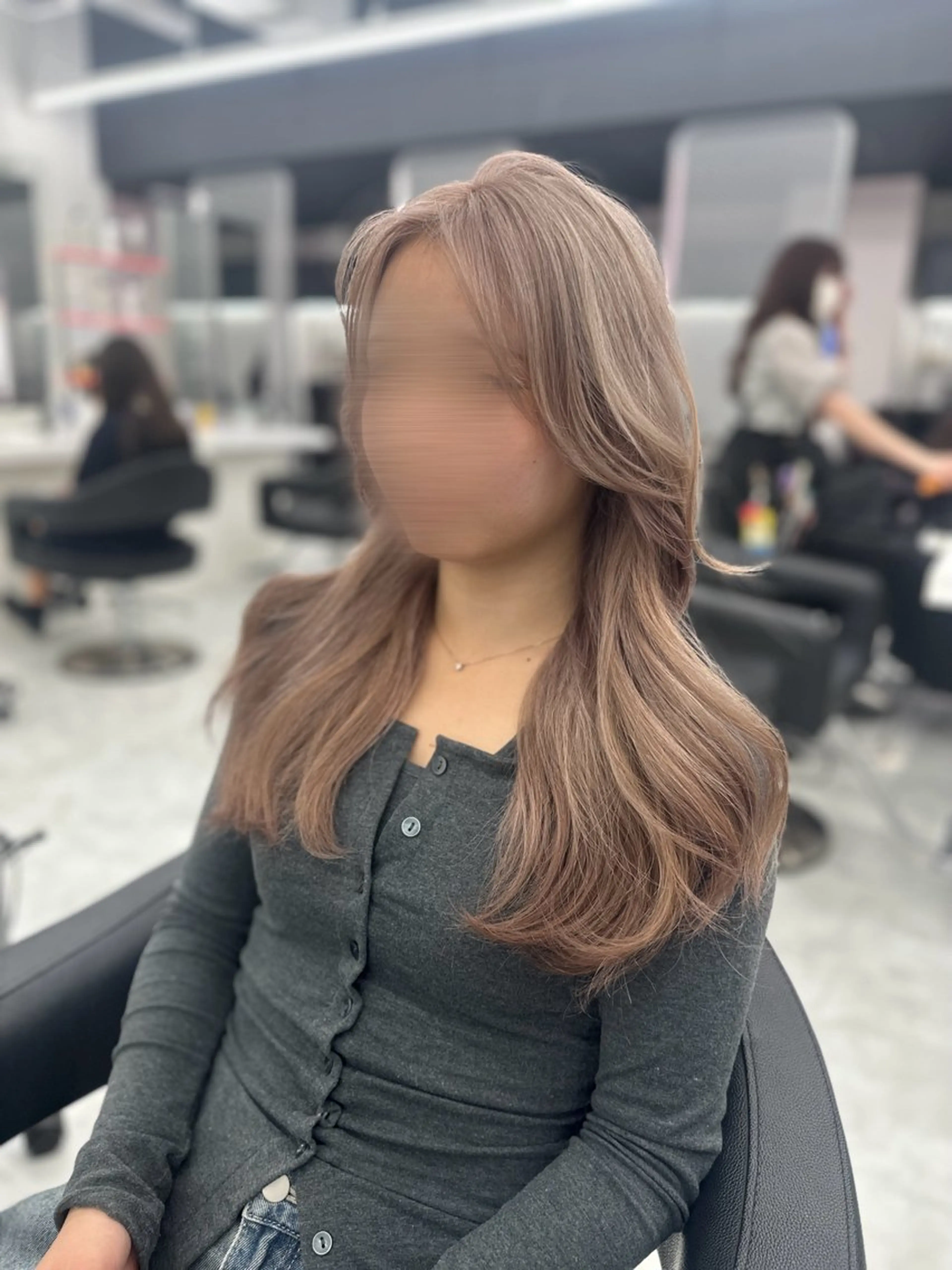 カラー パーマ ヘアアレンジ メンズ キッズ ♥️韓国ヘア レイヤー♥️ゆりのヘアスタイル