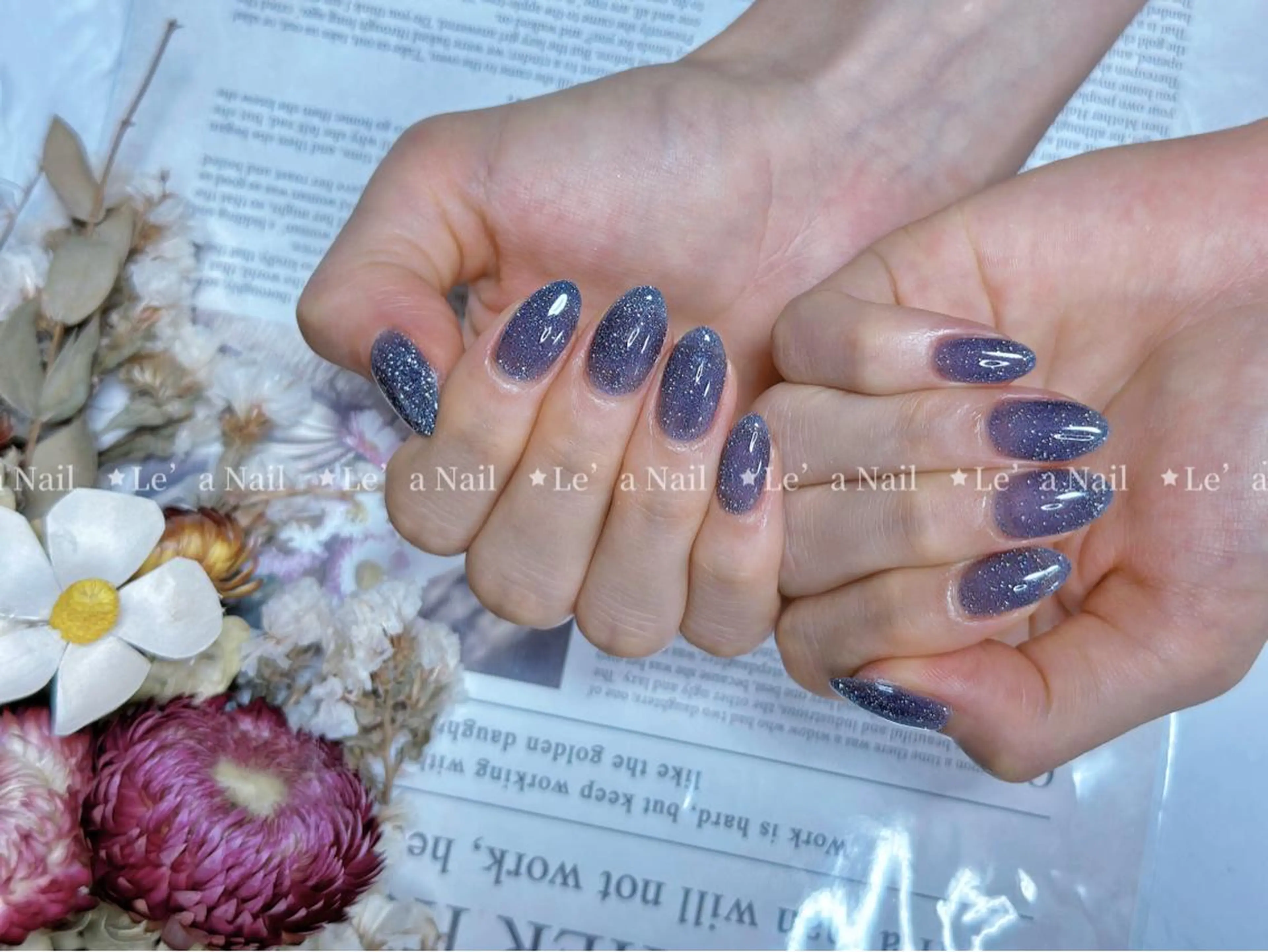 ミディアム カラー ネイル Le’a NailSalonのネイルデザイン