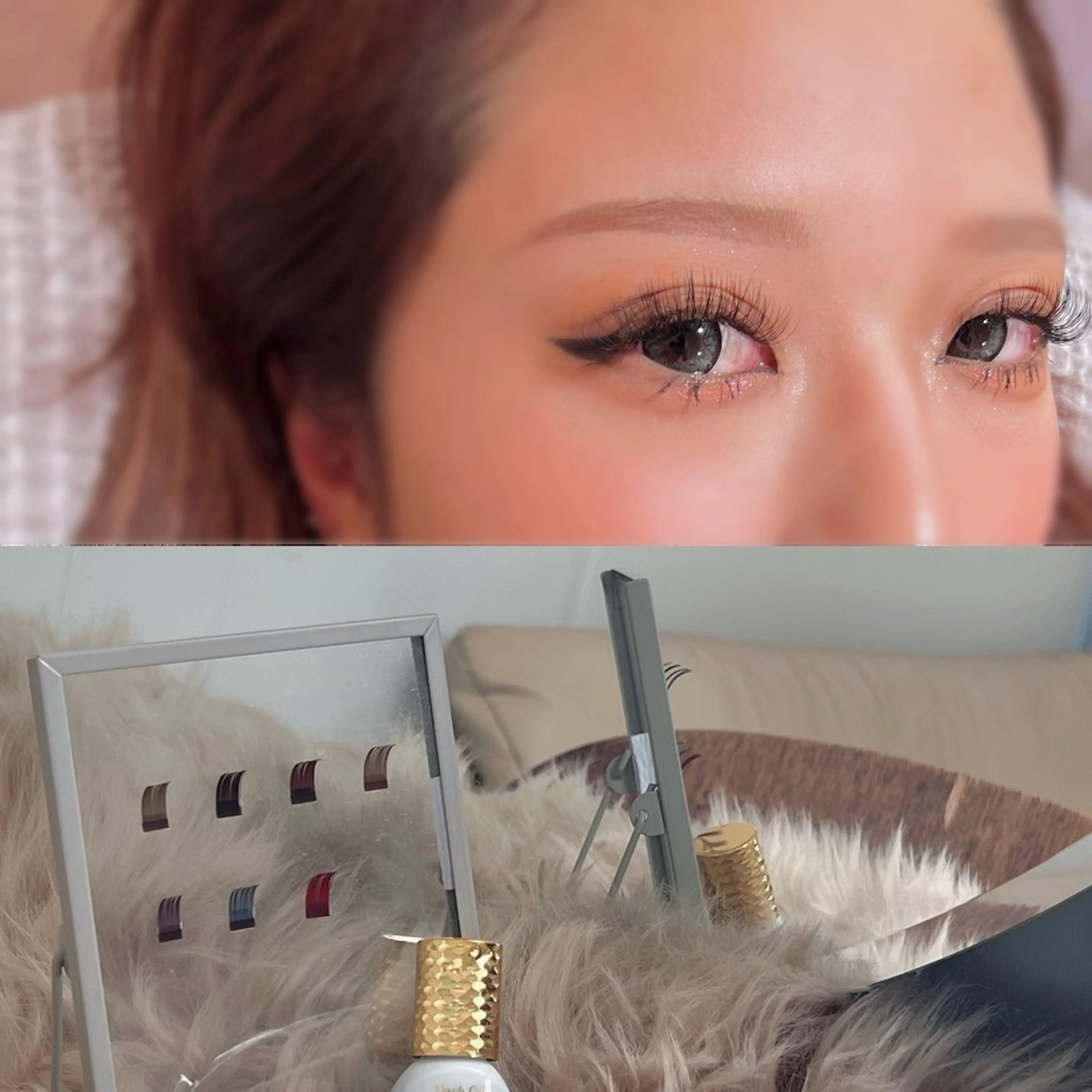 マツエク・マツパ ナチュラル パリジェンヌラッシュリフト まつげパーマ 一重×まつ毛パーマ マツエク CLUTCH阿倍野 🥨マエ トモヨ☕️のマツエク・マツパデザイン