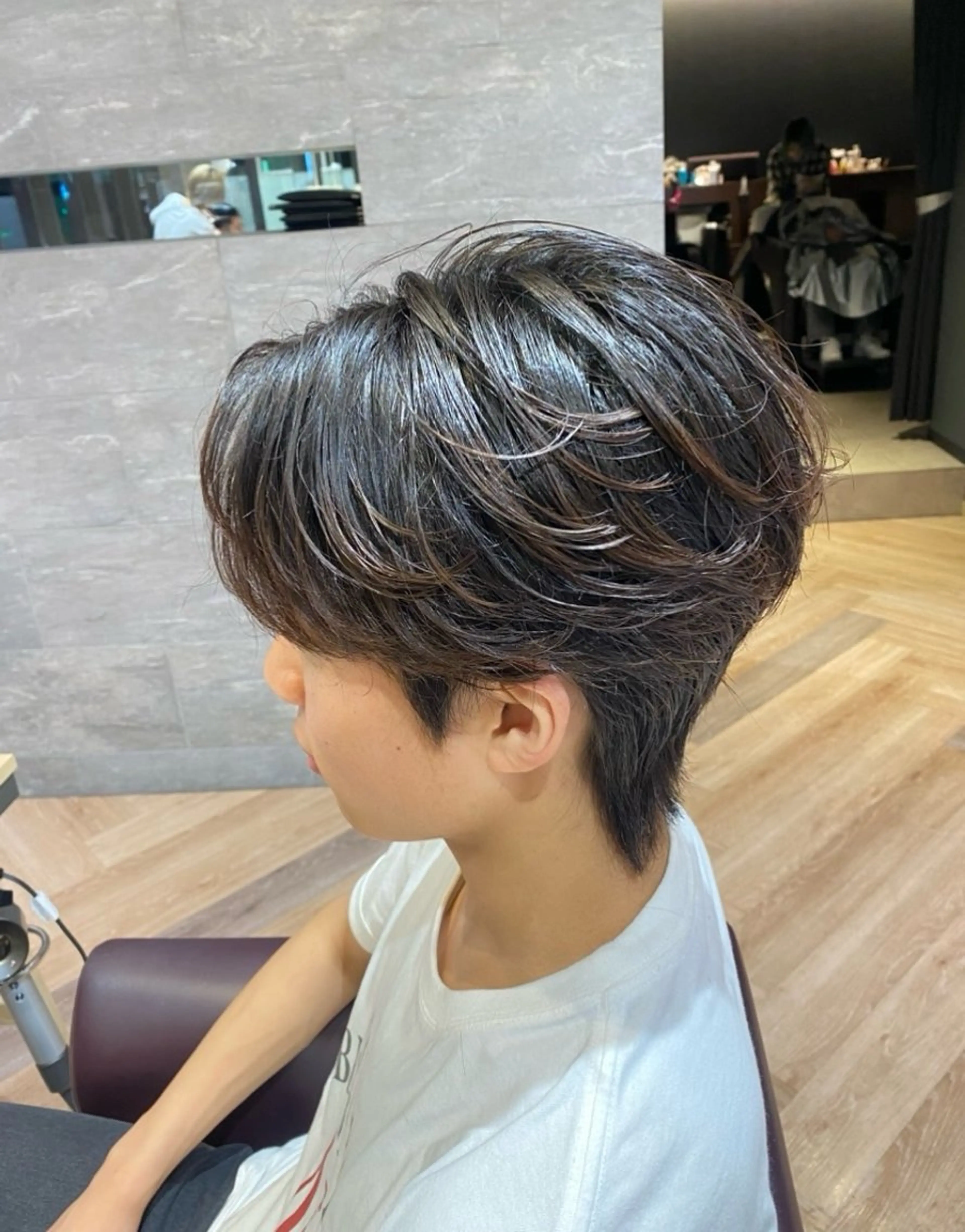 メンズ メンズ特化/フェザー /パーマ/伊勢元のヘアスタイル