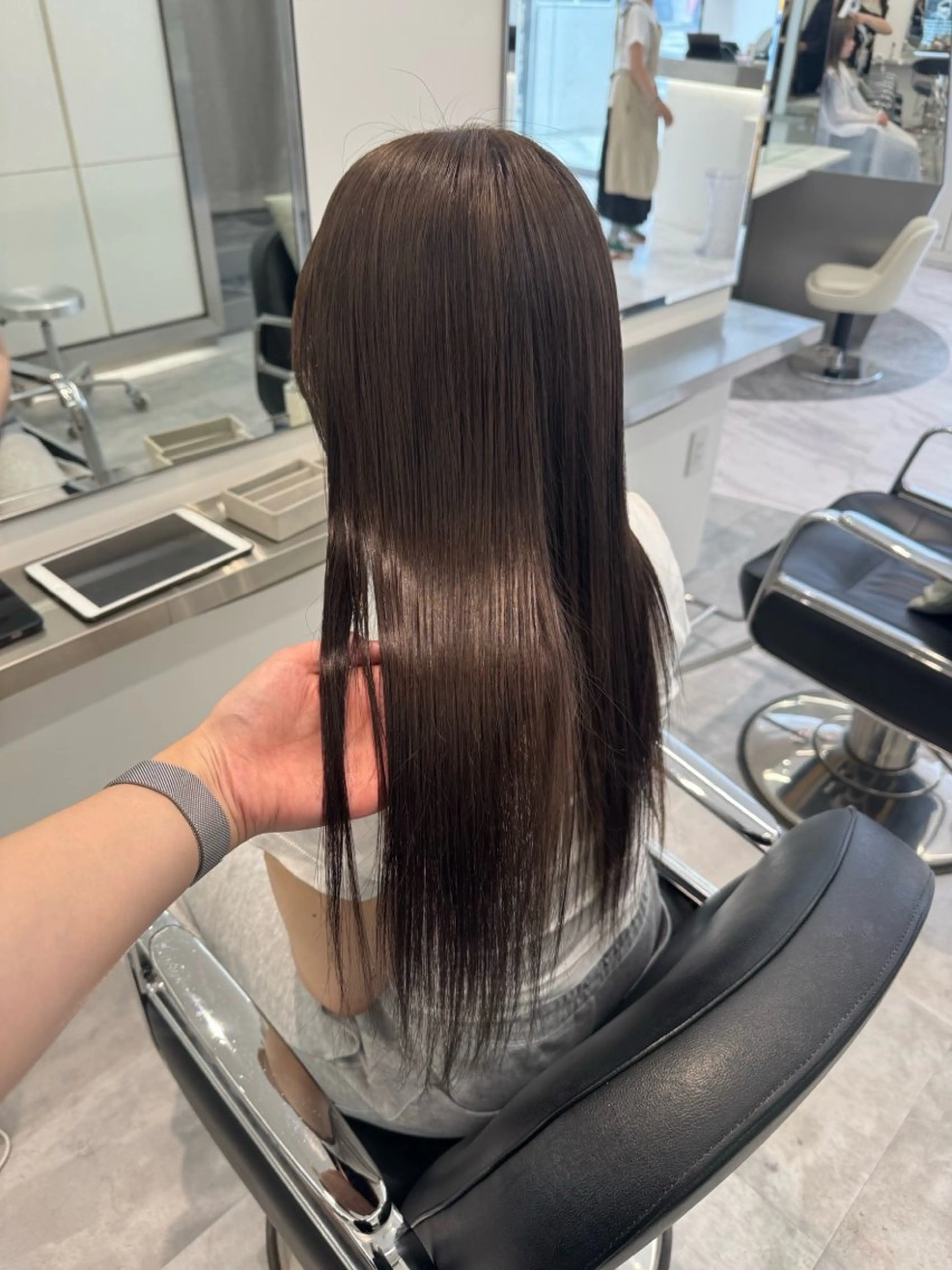 ロング カラー ヘアカラー ParveMix🍀 藤原愛未のヘアスタイル