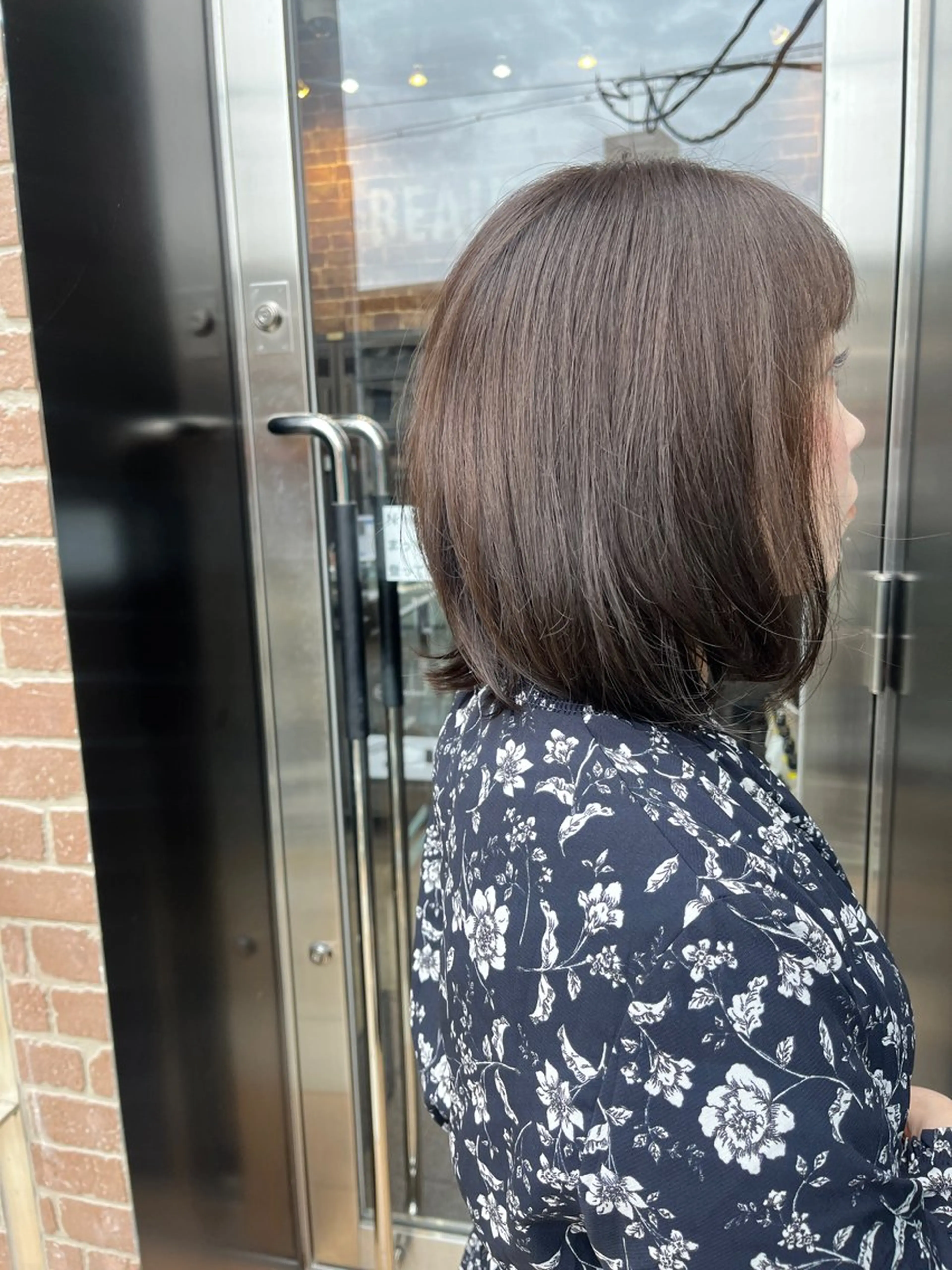 ミディアム カラー メンズ 久木原 ゆりのヘアスタイル