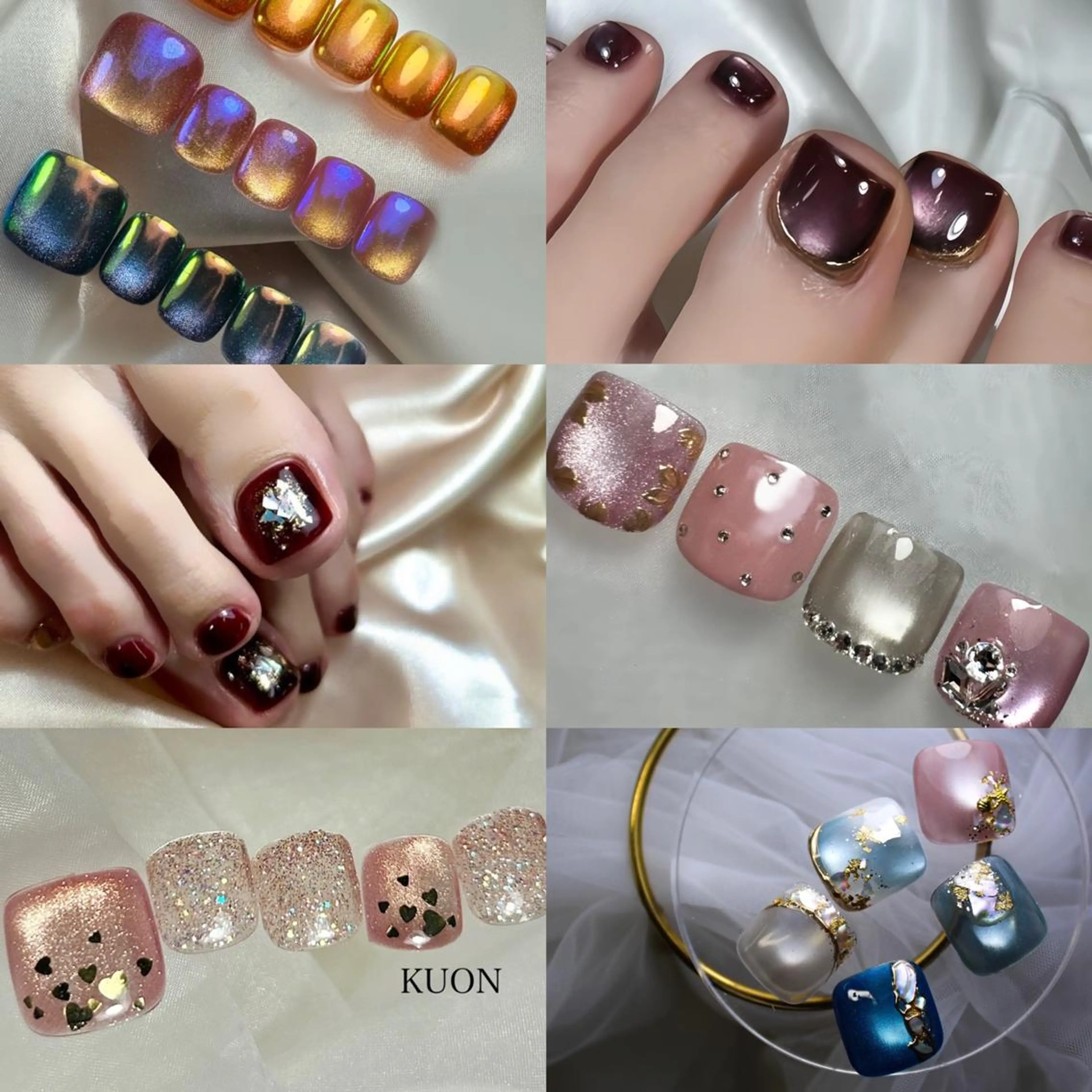 ネイル フットネイル Yuina KUONのネイルデザイン