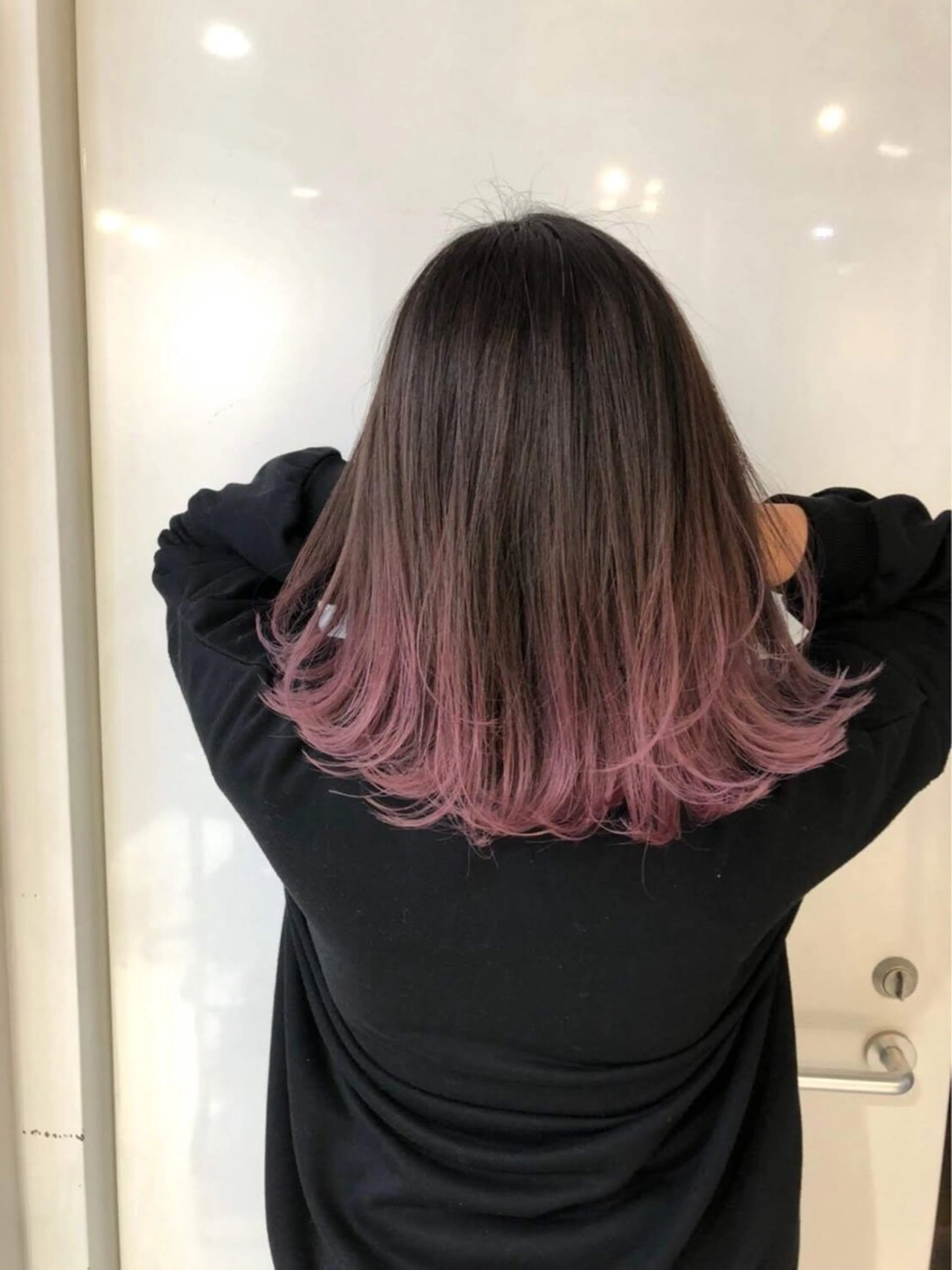 セミロング 坂田 洋介のヘアスタイル