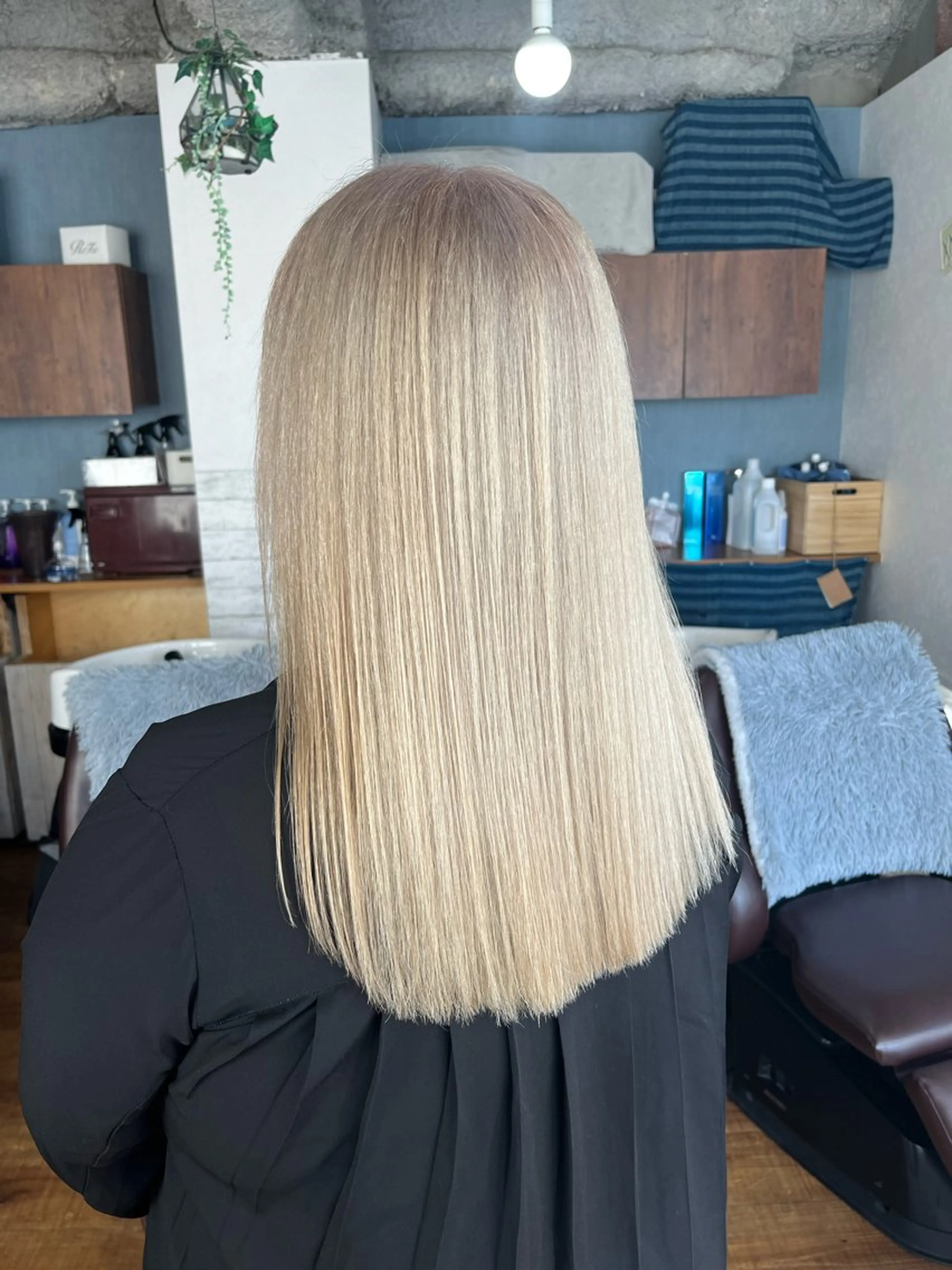 ロング ヘアカラー 似合わせ/ブリーチ/ 髪質改善/ミクෆ‪のヘアスタイル