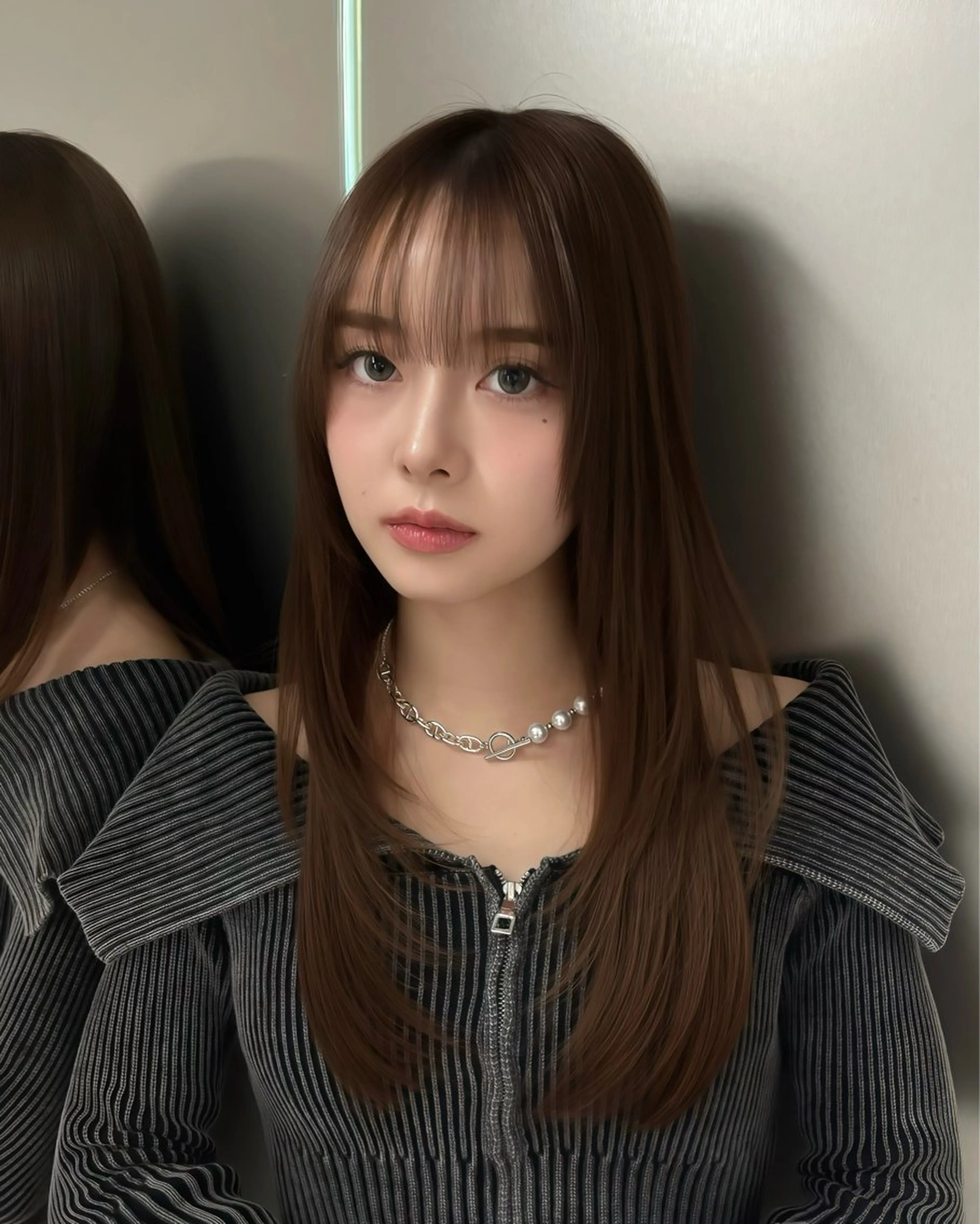 ロング 似合わせレイヤー🌟 巻ける縮毛矯正みつきのヘアスタイル