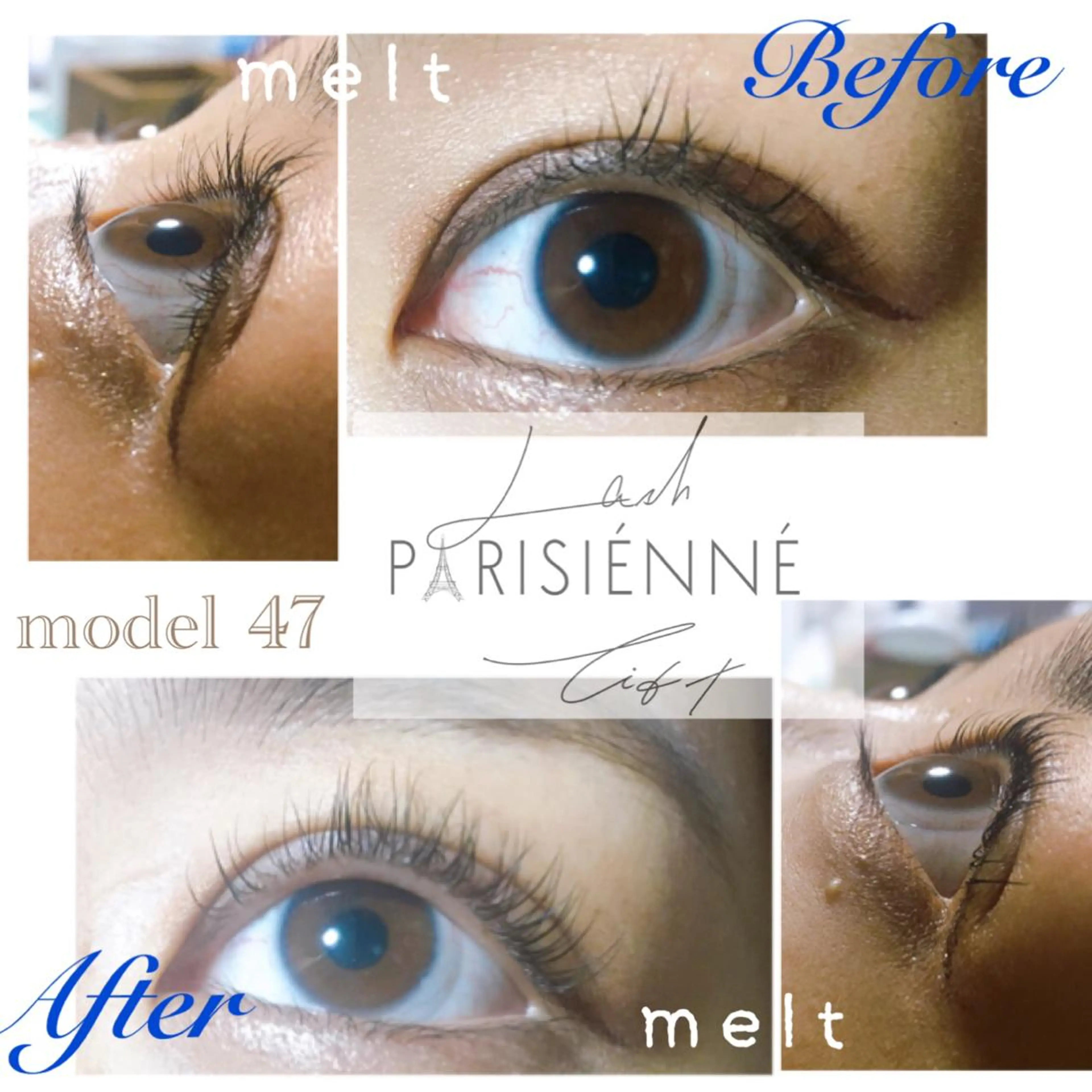 マツエク・マツパ パリジェンヌラッシュリフト 一重×まつ毛パーマ C. Lのマツエク・マツパデザイン