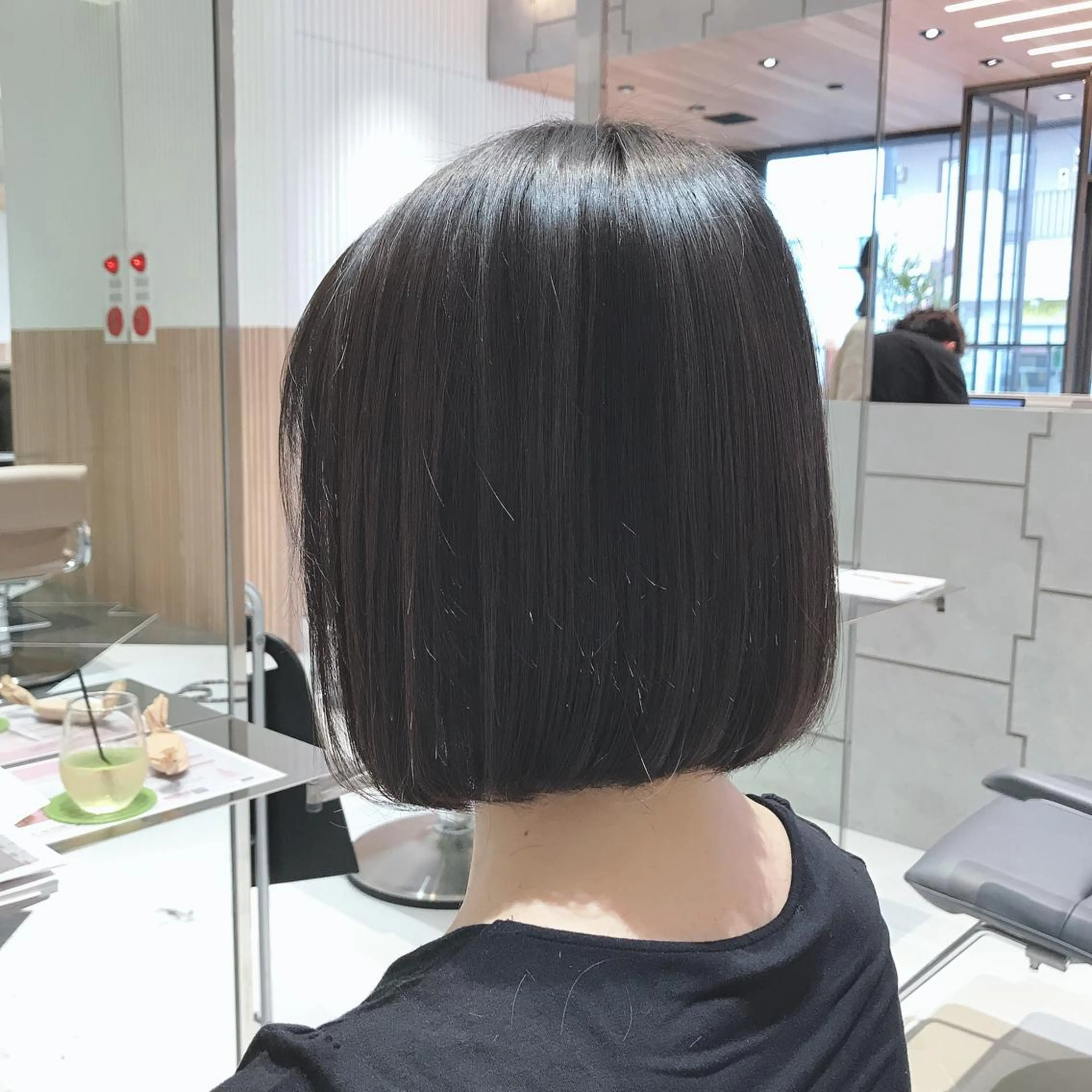 ミディアム カラー ボブ 髪質改善 トリートメント ボブ/ハイトーン 福生Radix 下田のヘアスタイル