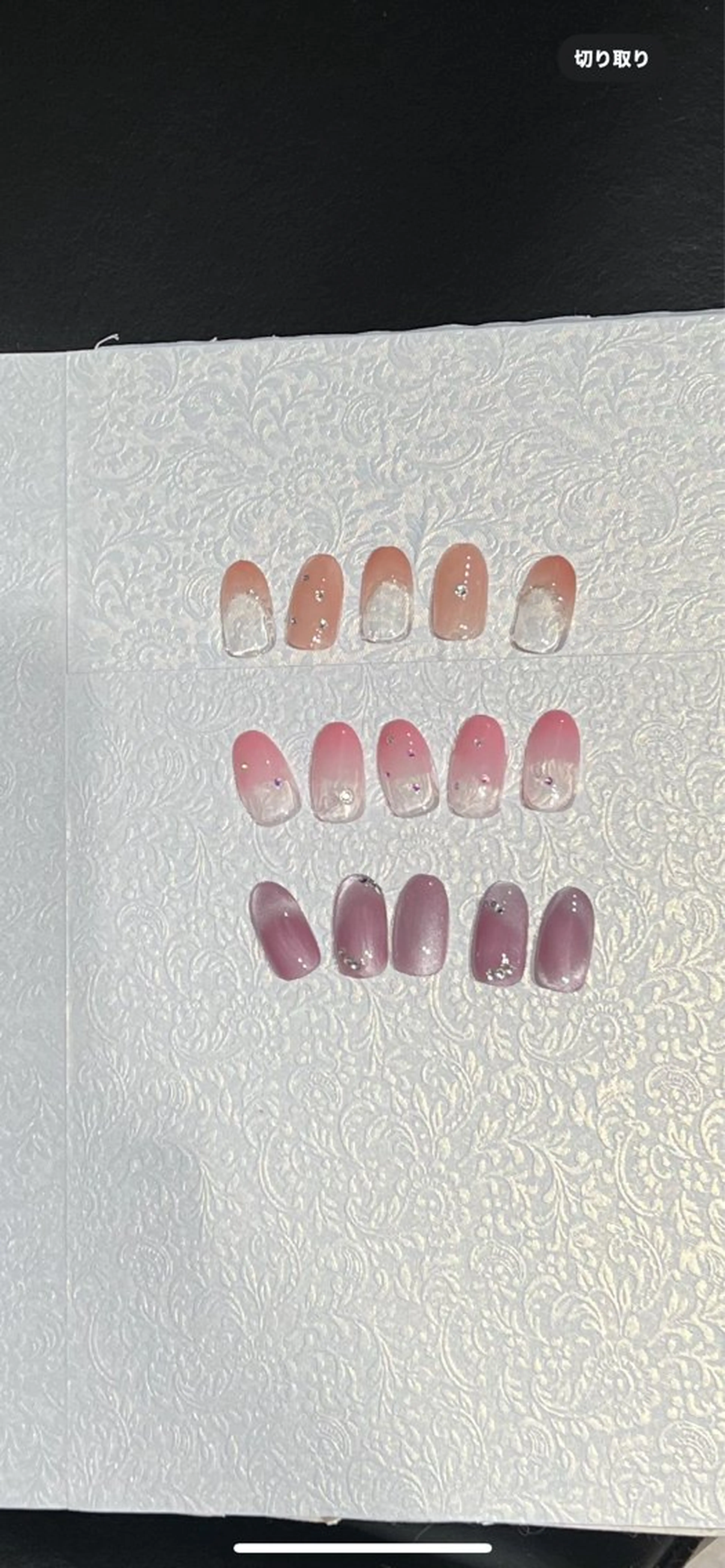 ネイル フレンチネイル グラデーション マグネットネイル ピンク 春ネイル ミユ Miyuのネイルデザイン