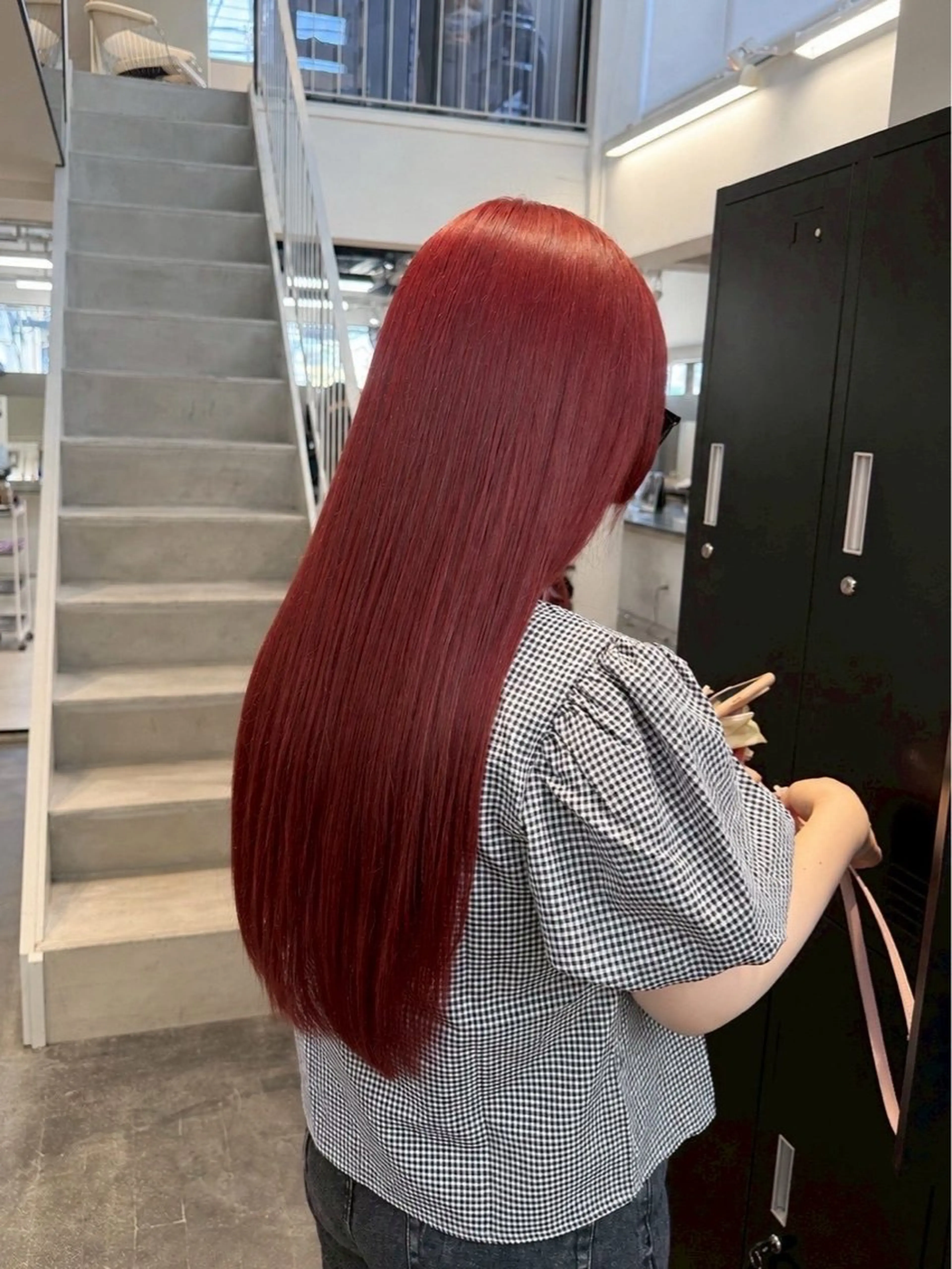 ロング ロング ヘアカラー nanami lucktokyoのヘアスタイル