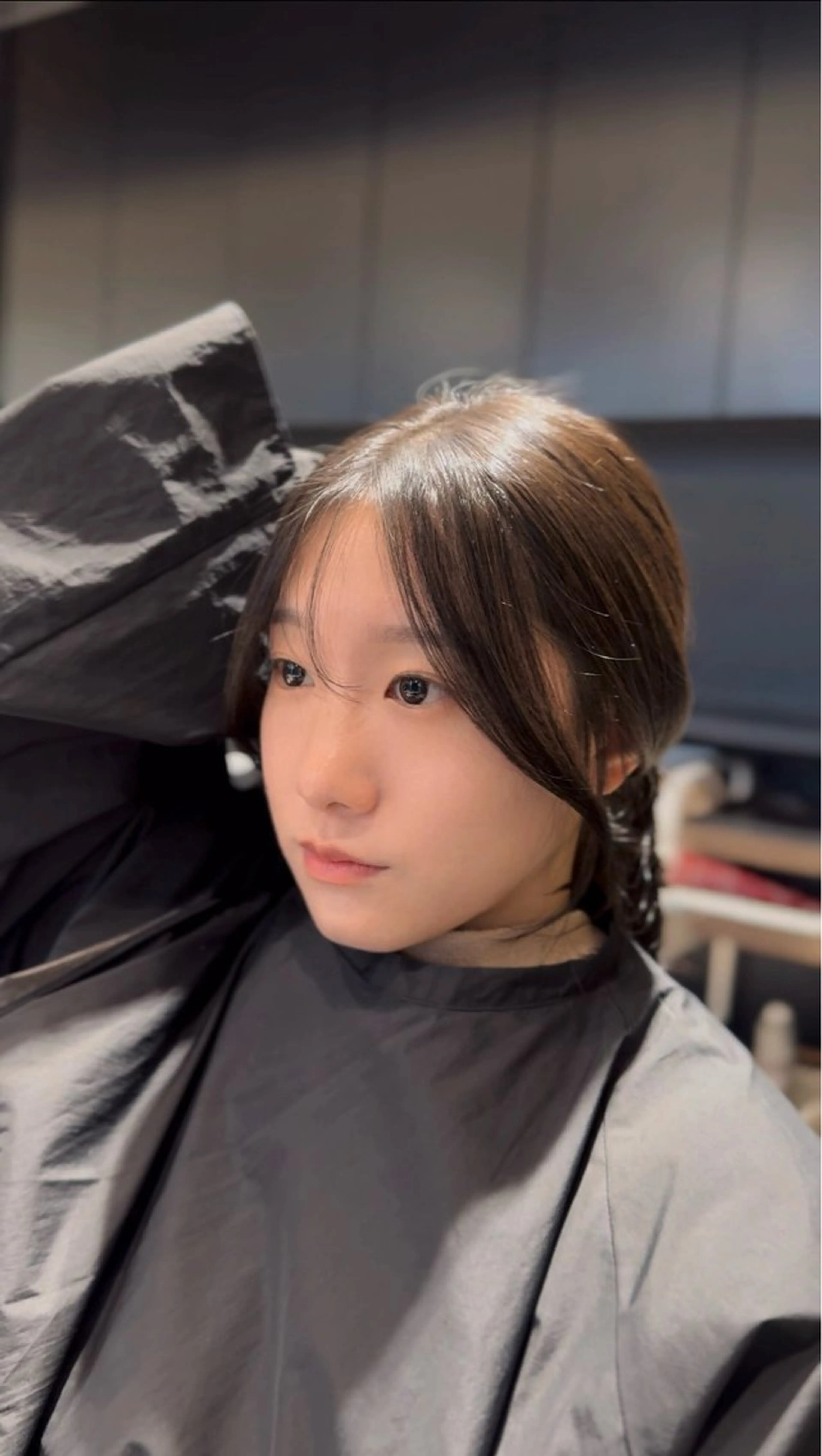 ミディアム カラー ヘアアレンジ カット ヘアカラー トリートメント 顔周り&ミディアム 特化/池袋/kokiのヘアスタイル