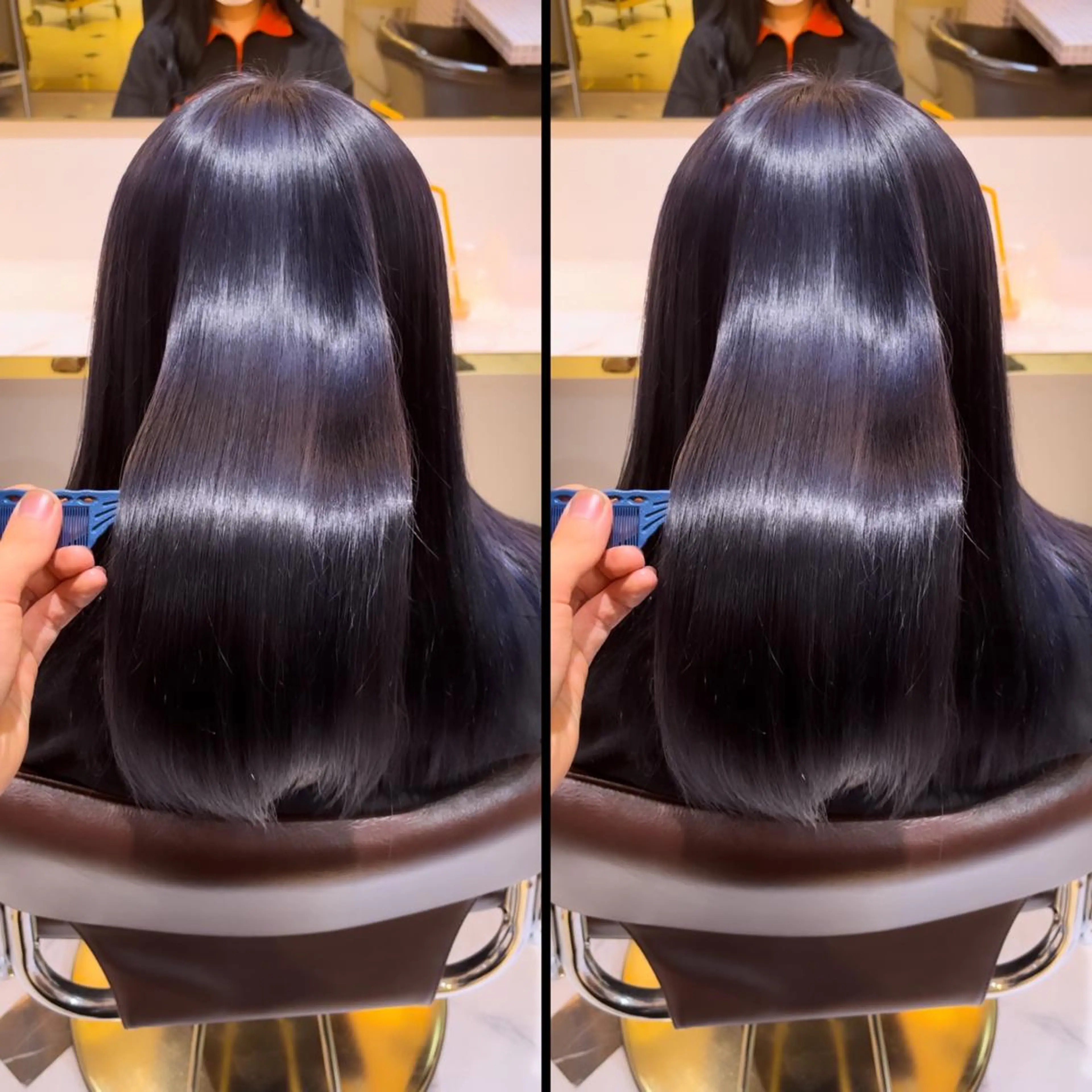 【ミニモ限定価格】うる艶ワンカラー＋手触りUPトリートメント（シャンプーブロー込）の写真