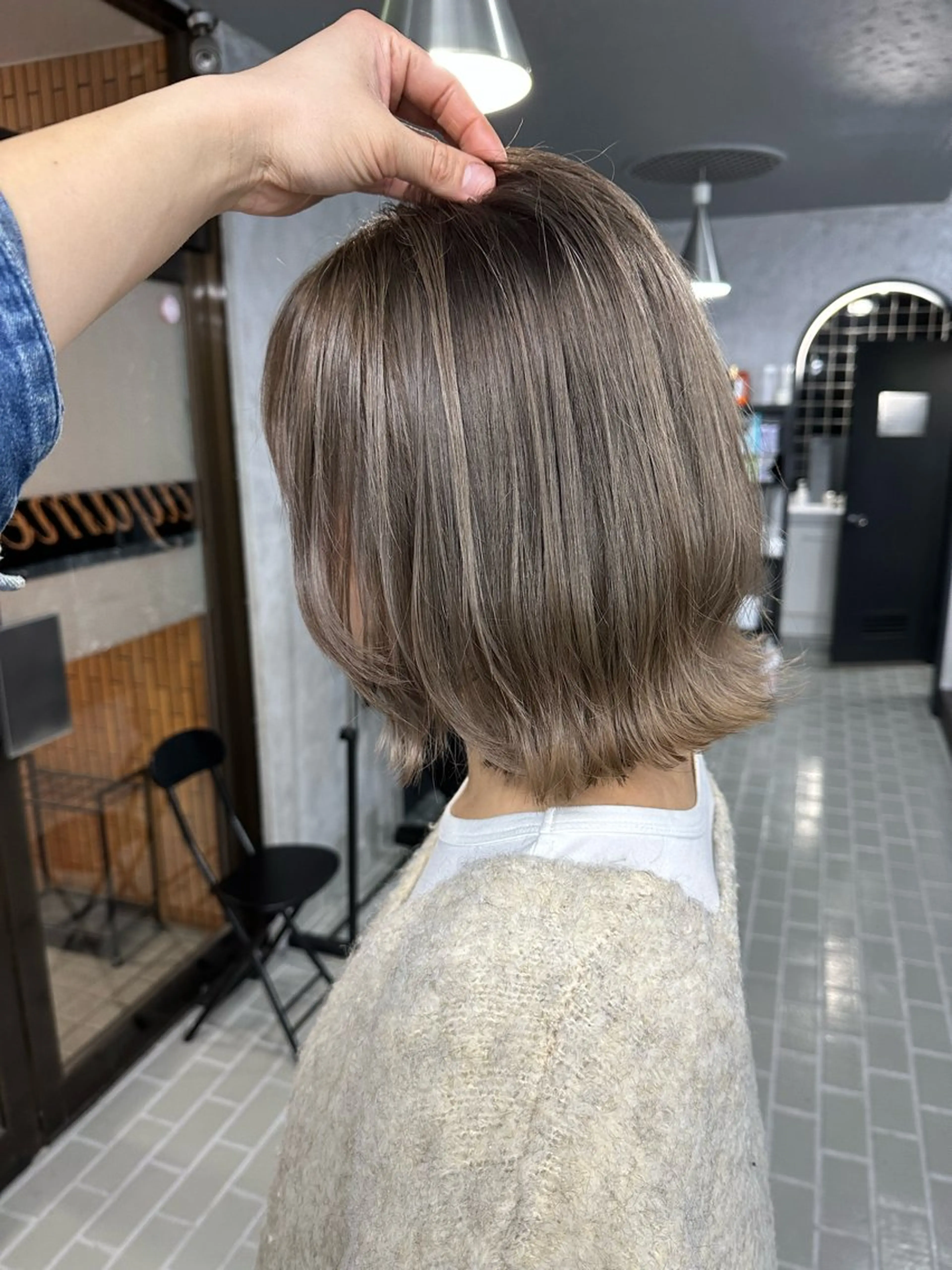 ミディアム 髪質改善ayame 横山諒のヘアスタイル