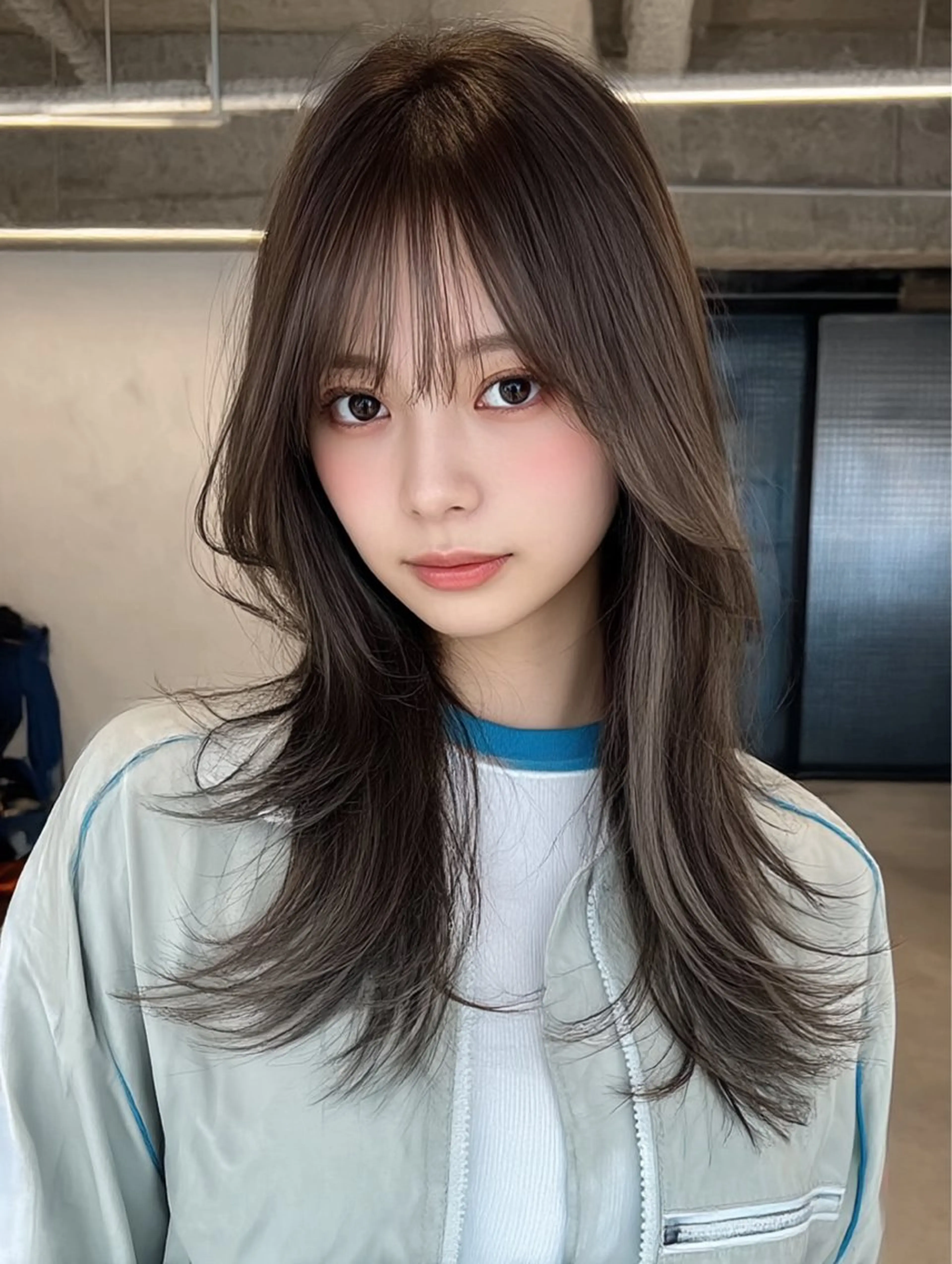 ロング レイヤーカット 北川大輔🌟 小顔レイヤーカットのヘアスタイル